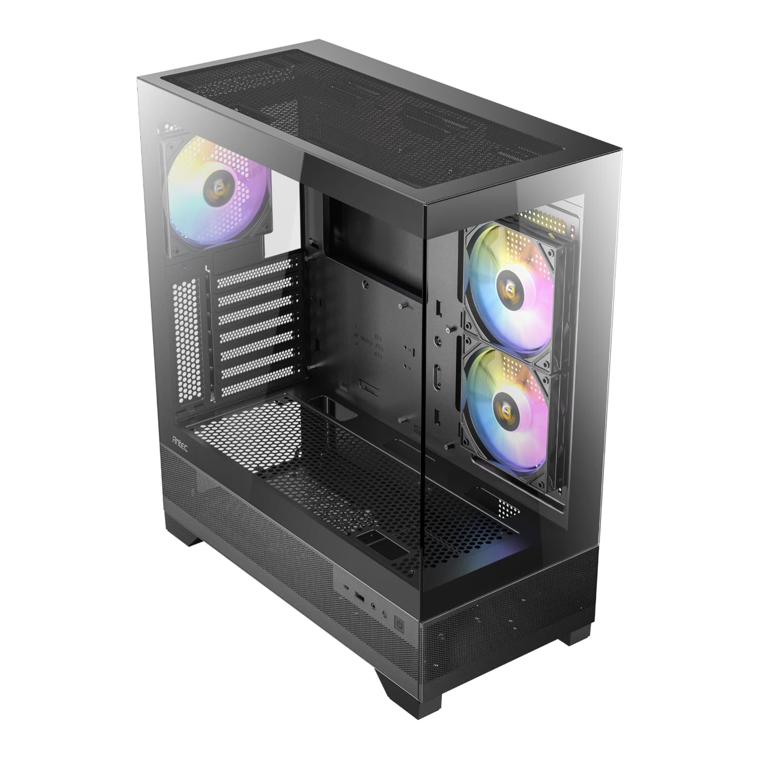 Antec CX700 ARGB ATX | Micro-ATX | ITX ARGB Mid-Tower Gaming Chassis - Black - view 5