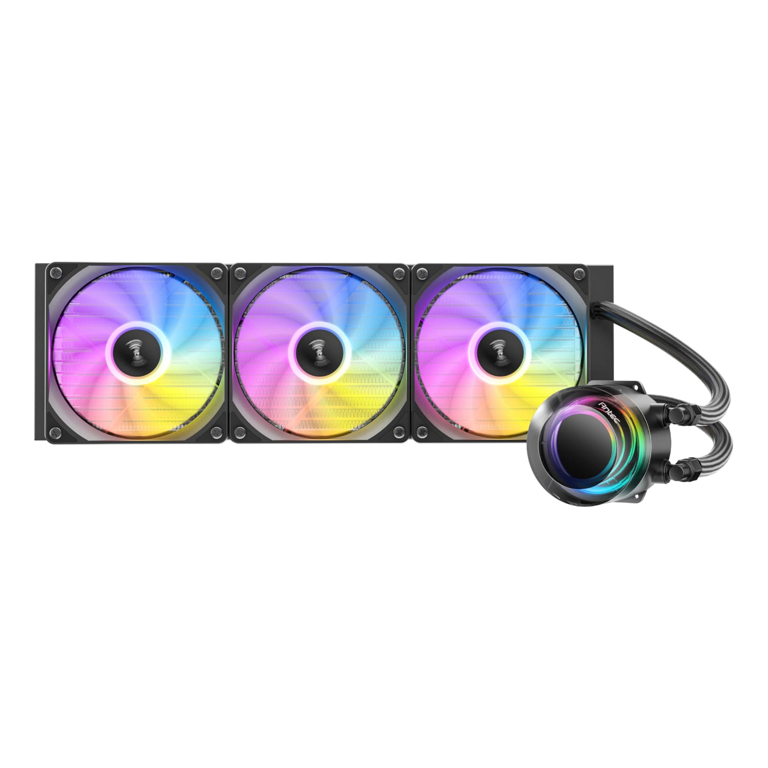 Antec VORTEX LUM 360 ARGB AIO CPU Liquid Cooler - Black - view 2