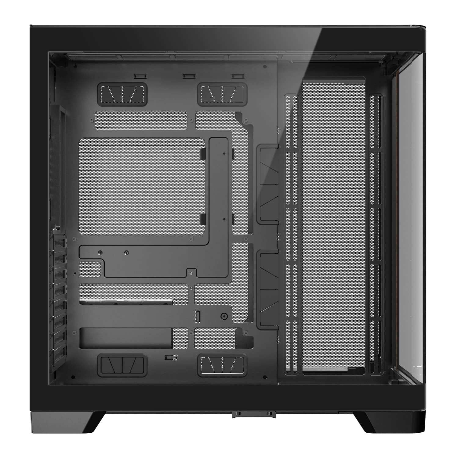 Antec C8 Curved Wood E-ATX | ATX | Micro-ATX | ITX Dual Chamber Gaming Chassis - Black - view 4