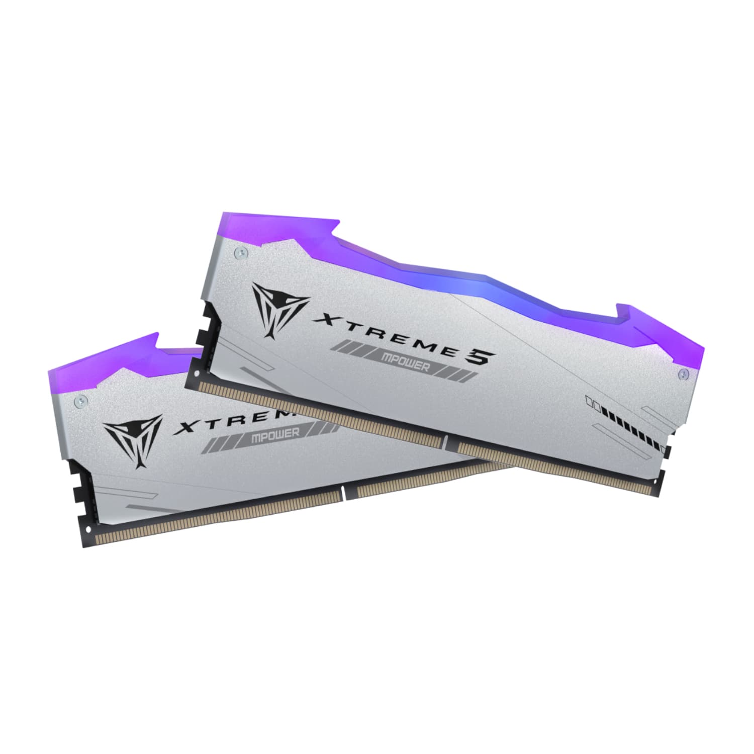 Patriot Viper Xtreme 5 RGB MPower 32GB 6000MHz DDR5 Desktop Gaming Memory Kit - Silver - view 2