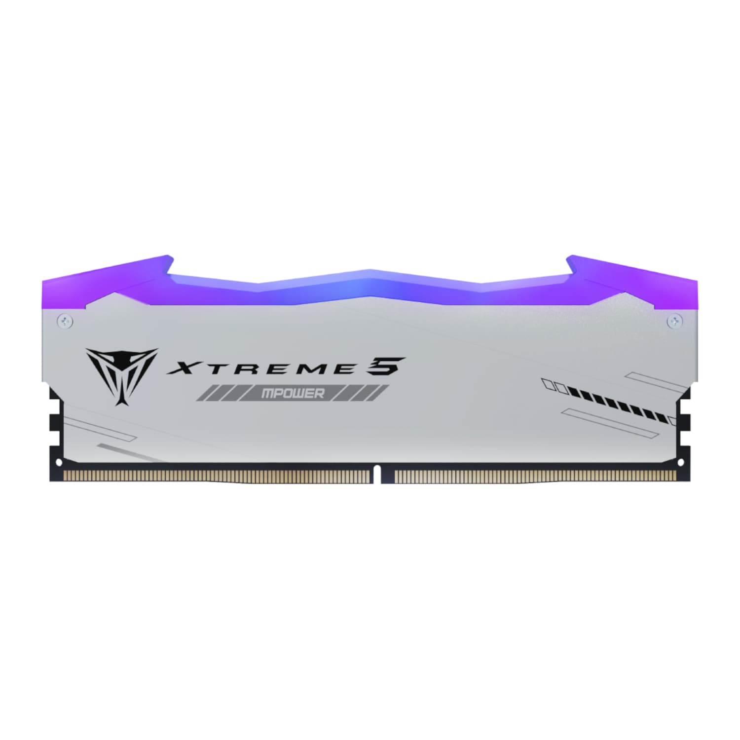 Patriot Viper Xtreme 5 RGB MPower 32GB 6000MHz DDR5 Desktop Gaming Memory Kit - Silver - view 3