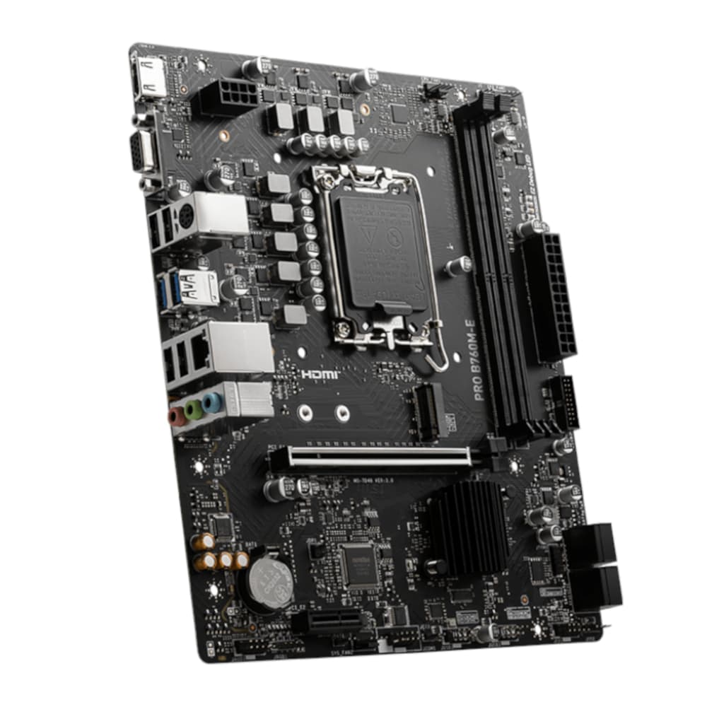 MSI B760M-E PRO DDR5 LGA1700 M-ATX Motherboard - view 4