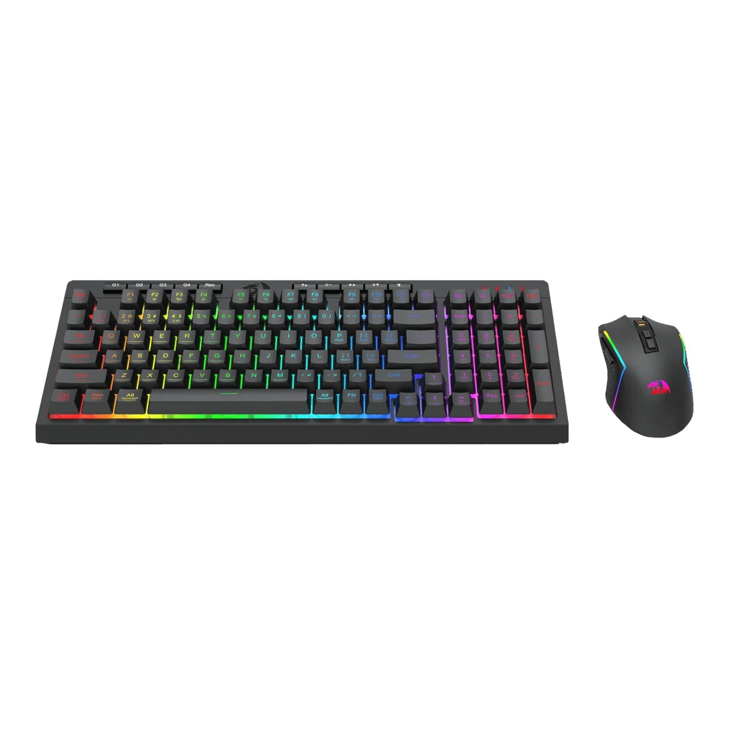 Redragon RYLO PRO S142 Tri-Mode RGB Gaming Keyboard and Mouse Combo - view 4