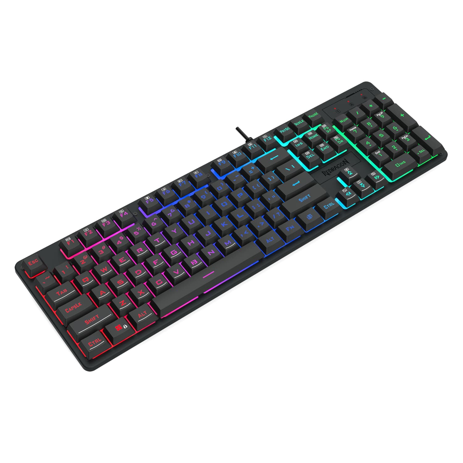 Redragon K521 RGB NETHERBANE 104-Key Membrane Gaming Keyboard - view 2