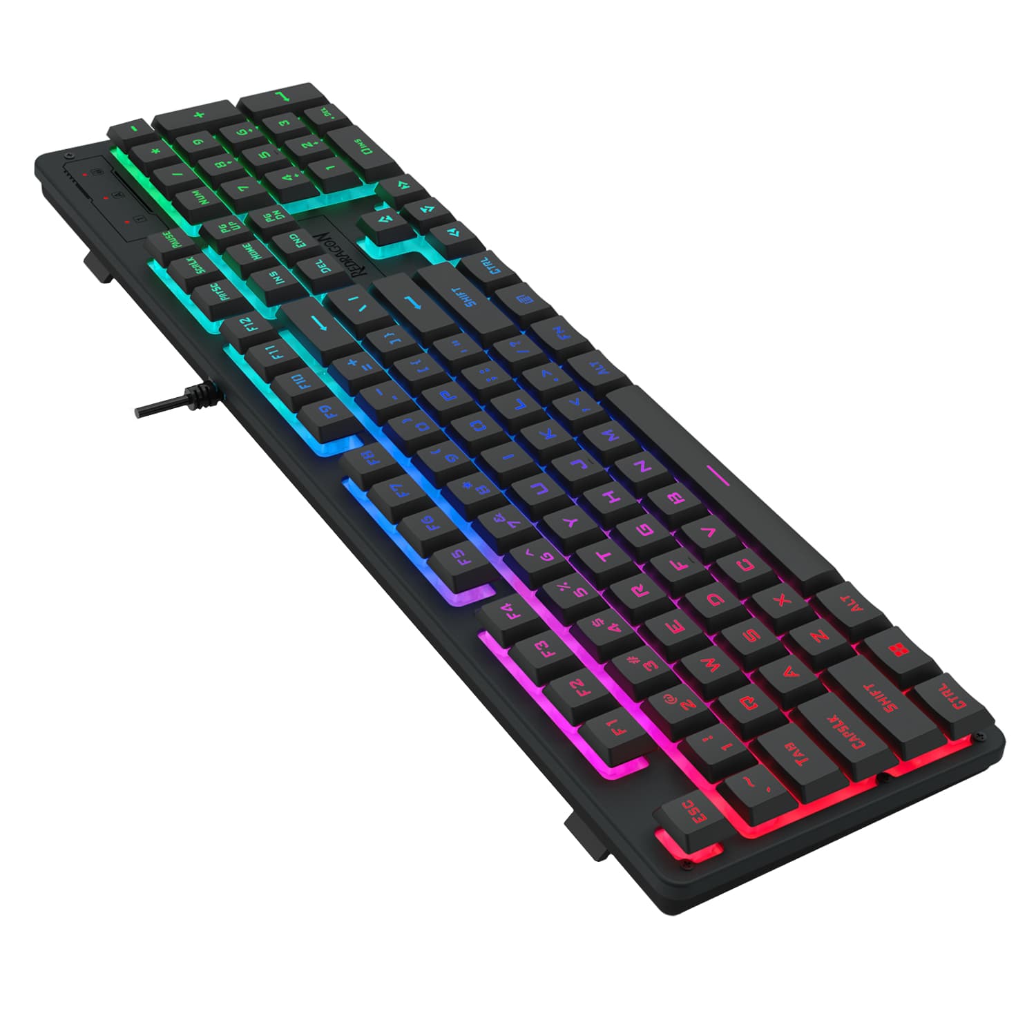 Redragon K521 RGB NETHERBANE 104-Key Membrane Gaming Keyboard - view 3
