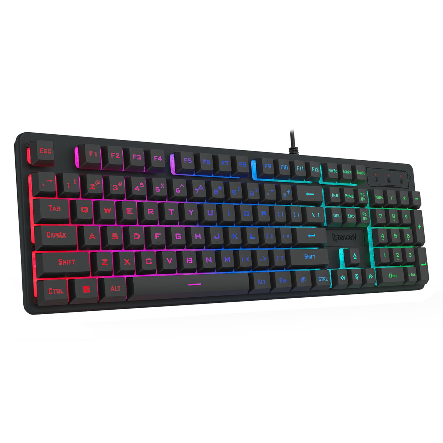 Redragon K521 RGB NETHERBANE 104-Key Membrane Gaming Keyboard - view 4