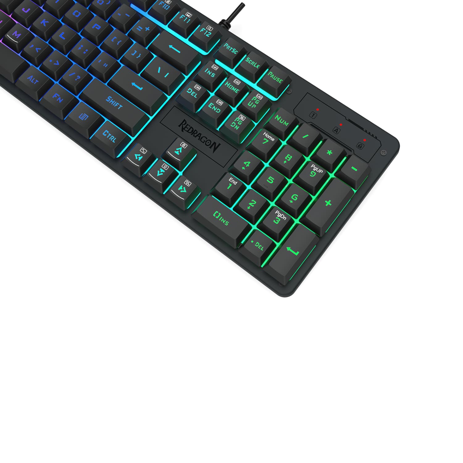 Redragon K521 RGB NETHERBANE 104-Key Membrane Gaming Keyboard - view 6