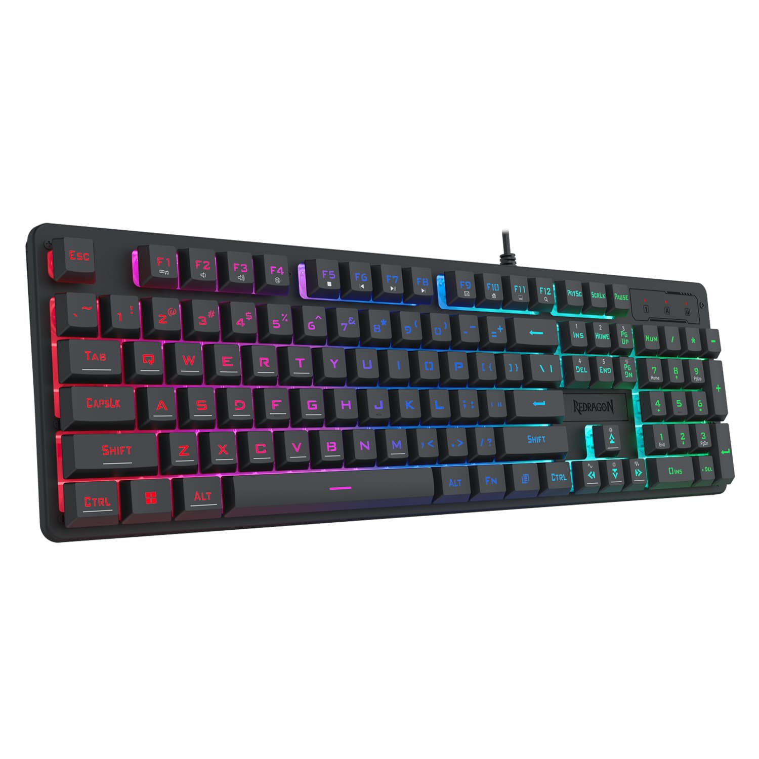 Redragon S107 RGB Gaming Essentials Wired Gaming Keyboard and Mouse Bundle - view 5