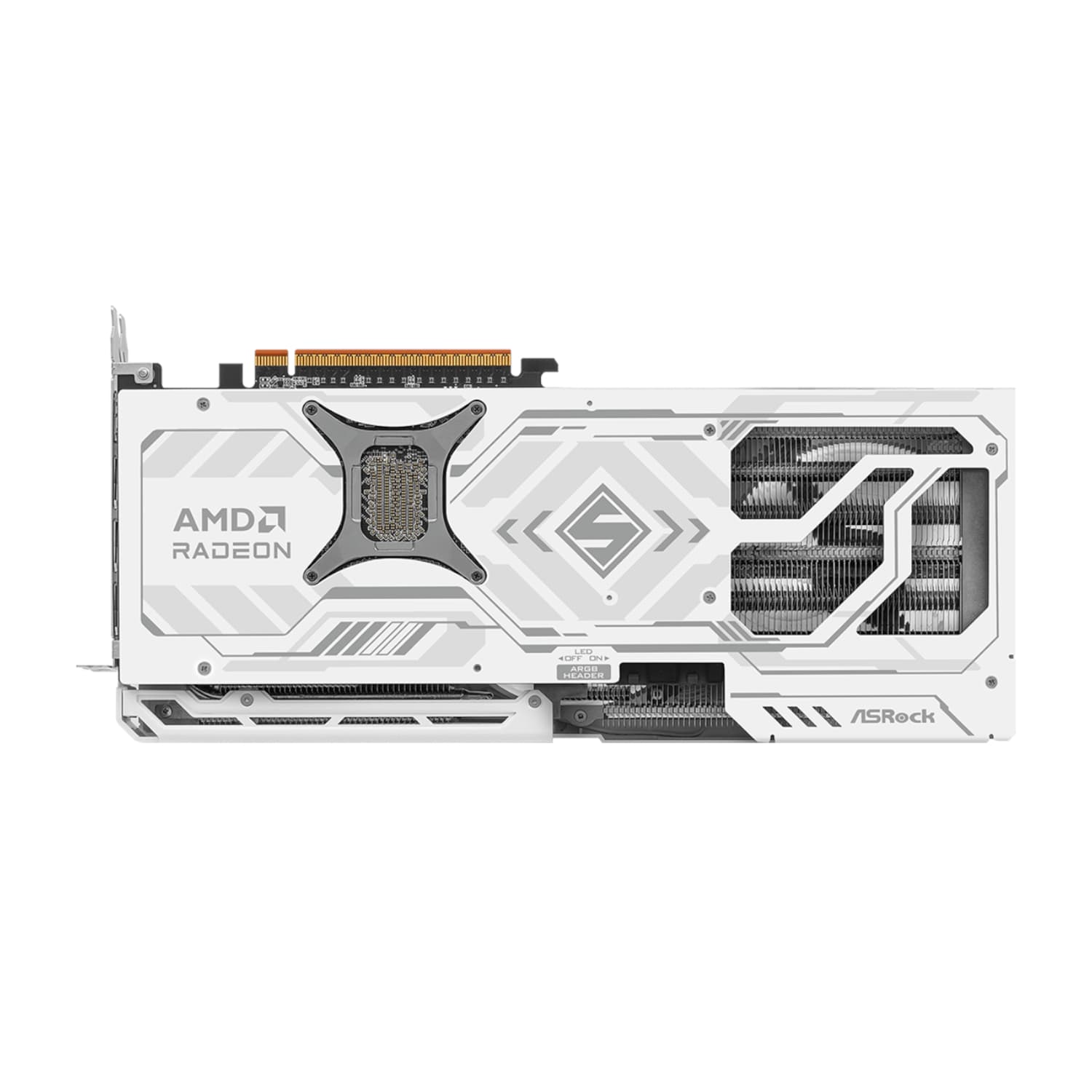 ASRock AMD Radeon RX 9070 XT Steel Legend 16GB Graphics Card - view 5