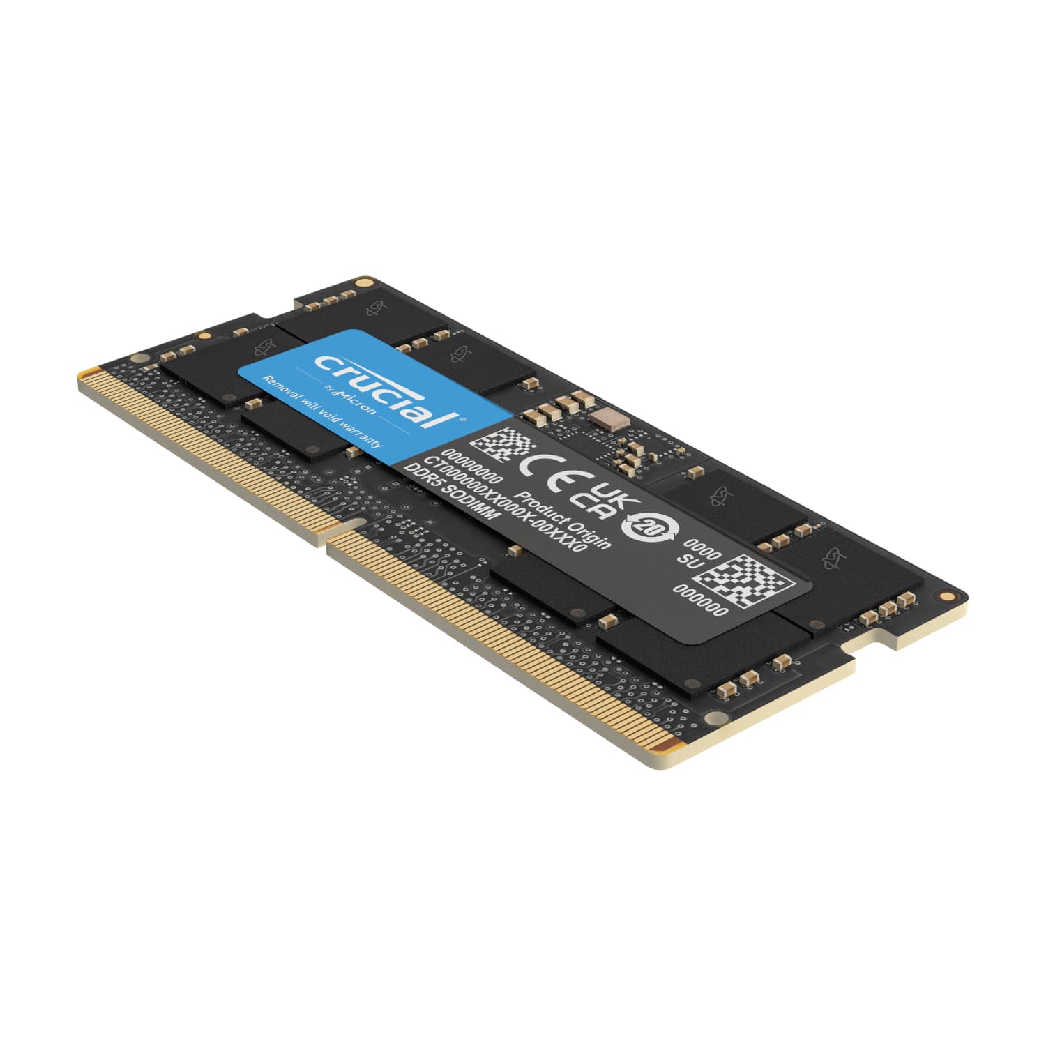 Crucial 64GB 5600MHz DDR5 SODIMM Notebook Memory - view 3