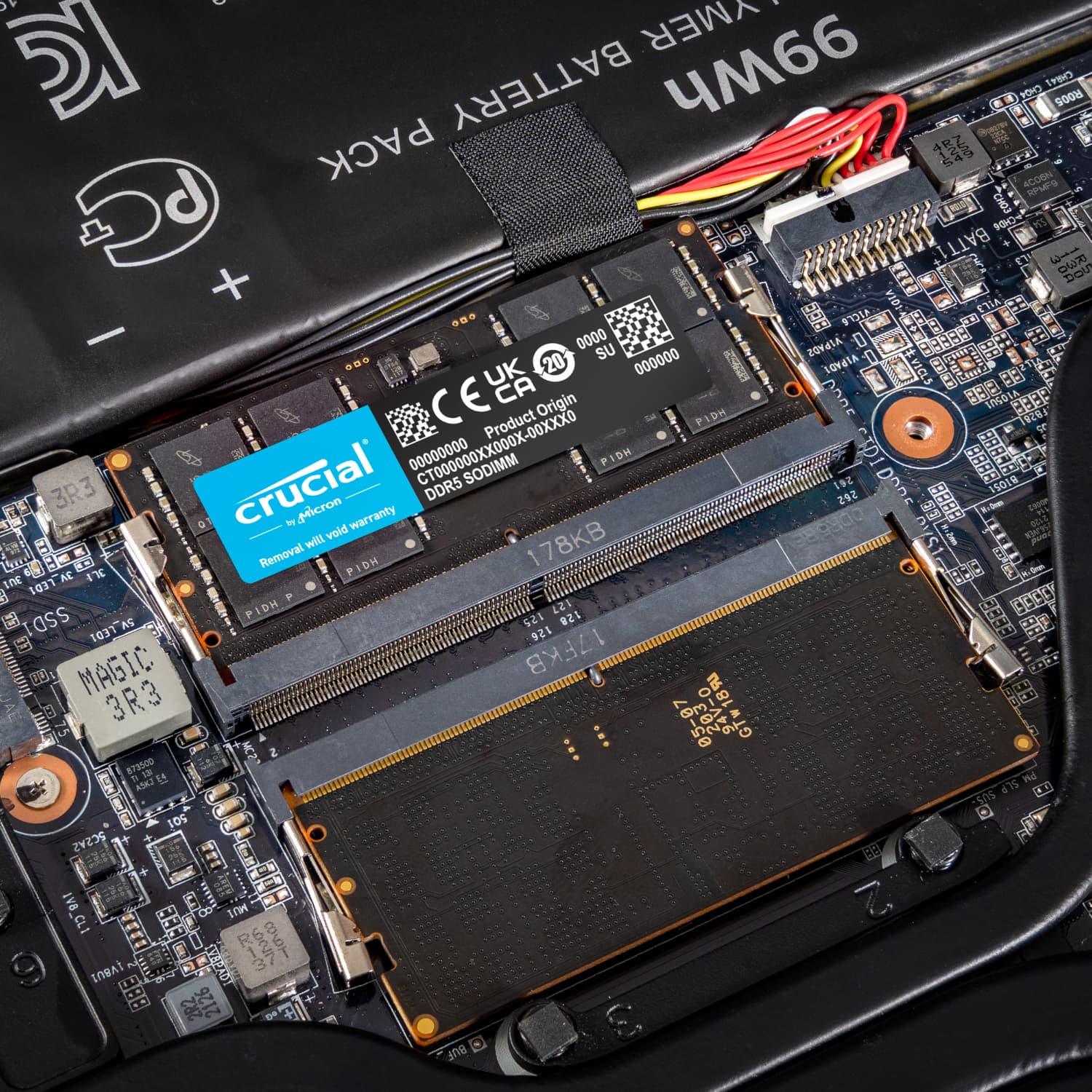 Crucial 64GB 5600MHz DDR5 SODIMM Notebook Memory - view 4
