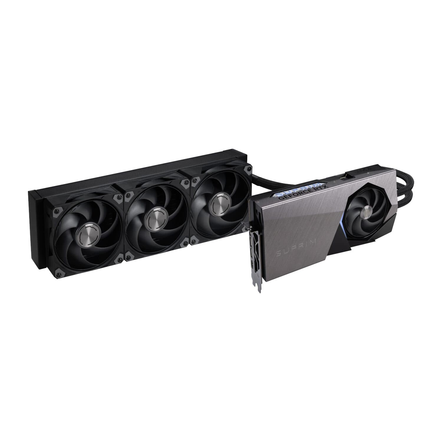 MSI GeForce RTX 5090 SUPRIM LIQUID SOC 32GB Graphics Card - view 4