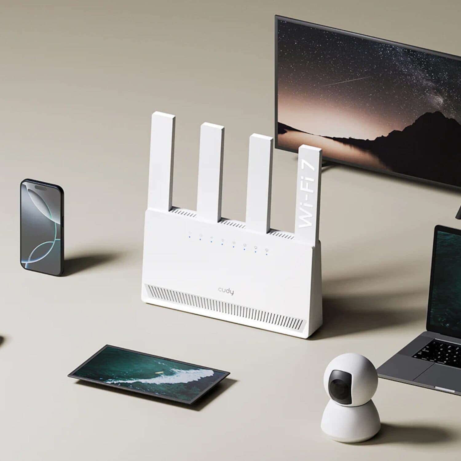 Cudy BE3600E Wi-Fi 7 Gigabit Router - view 4