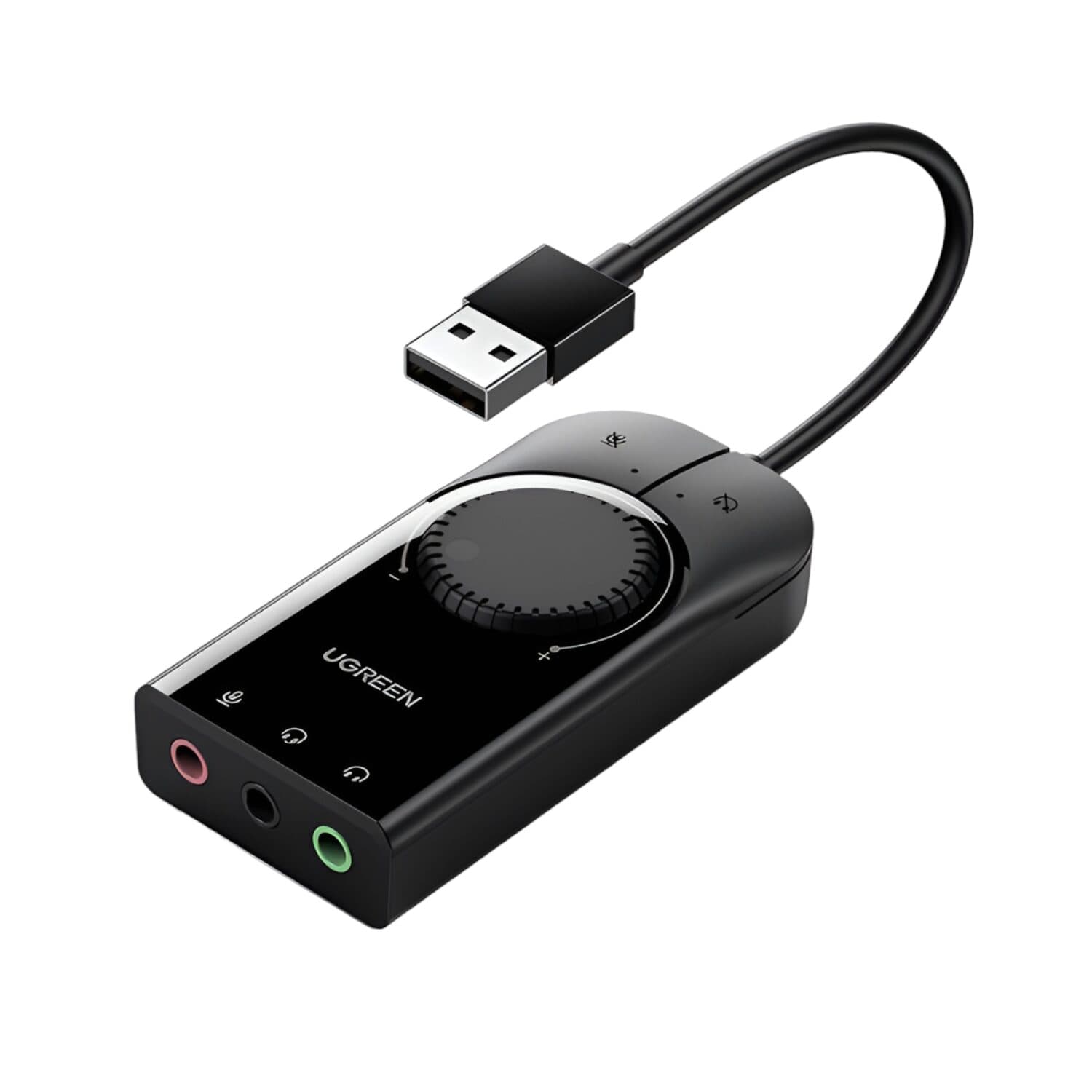 UGREEN CM129-40964 USB-A to 3.5mm External Stereo Sound Adapter - Black - view 2