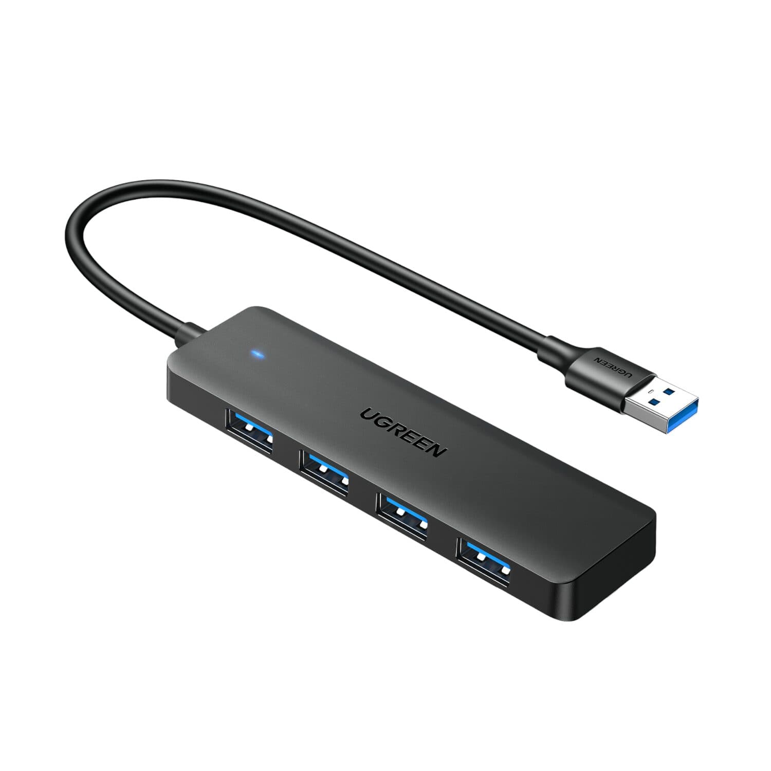 UGREEN 4-in-1 USB 3.0 Hub - High-Speed 5Gbps Data Transfer - Grey - view 2