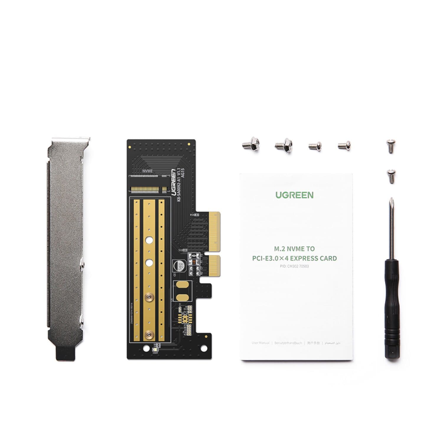 UGREEN CM302 M.2 NVME to PCI-E3.0X4 Express Card - view 4