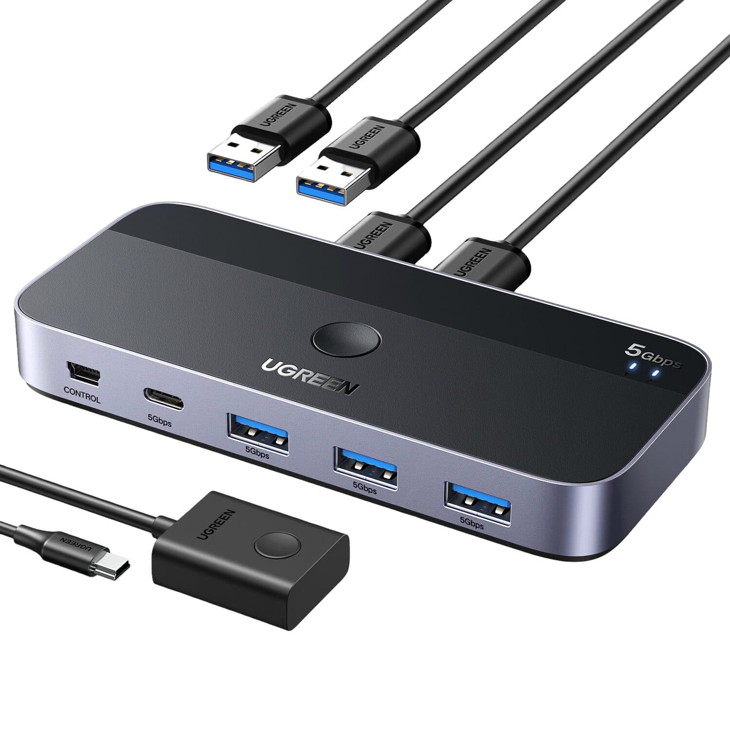 UGREEN Sharing Switch Box 2-in-4 Out - view 2