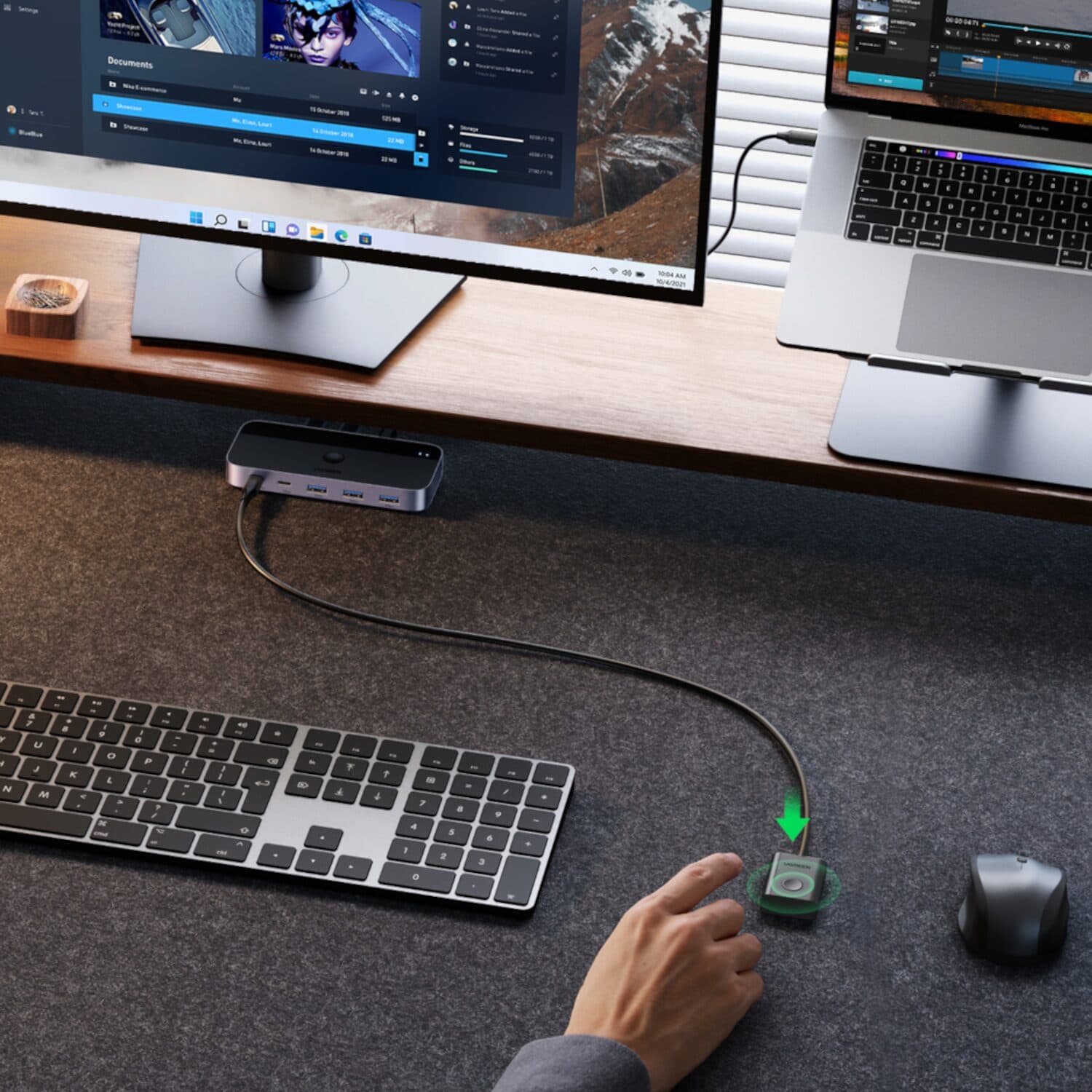 UGREEN Sharing Switch Box 2-in-4 Out - view 3