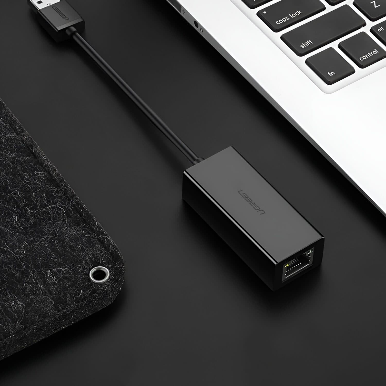 UGREEN CM111 USB3.0 to RJ5 Gigabit Ethernet Adapter - Black - view 5