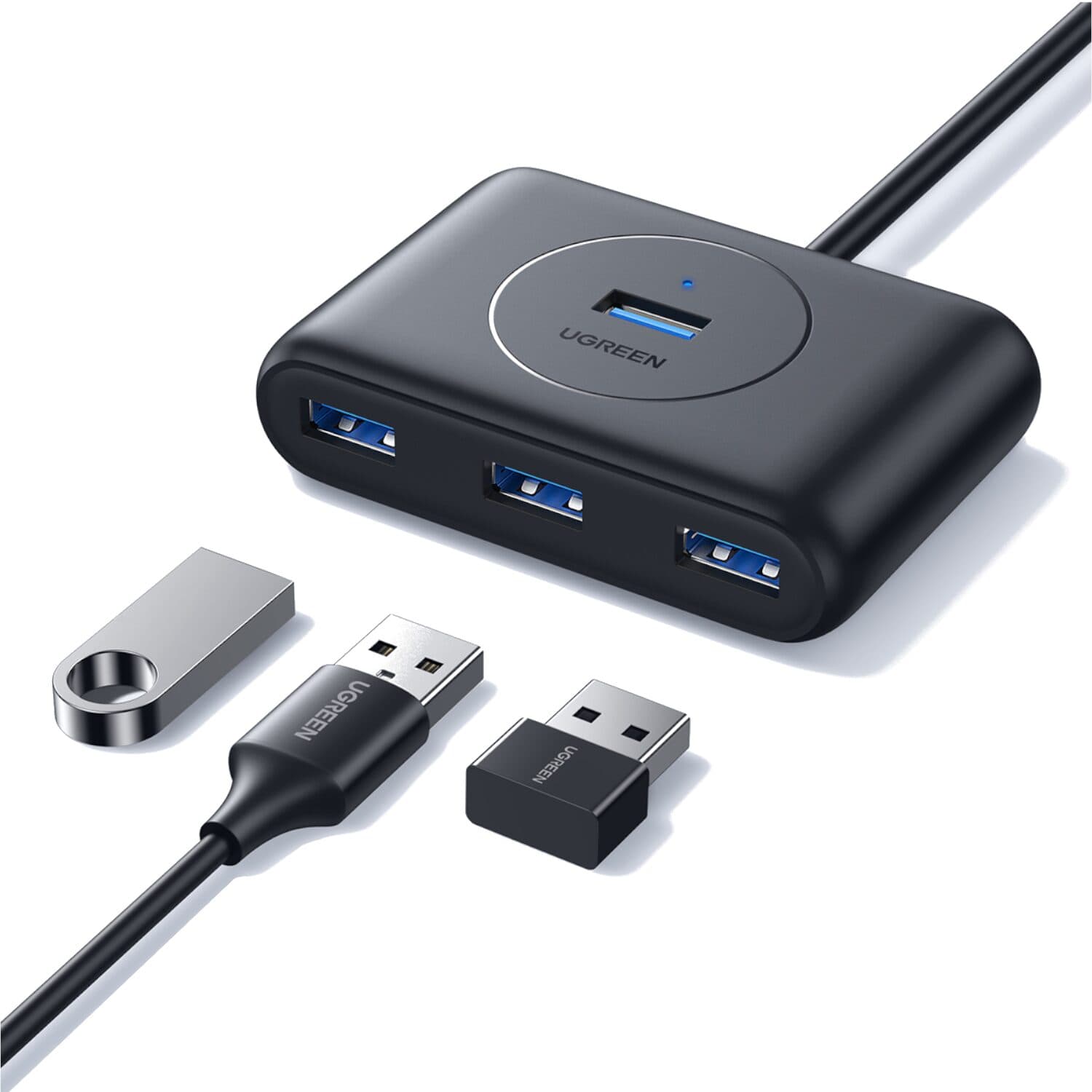 UGREEN 4-Port USB 3.0 Hub | 5Gbps Data Transfer - 0.5m - view 3