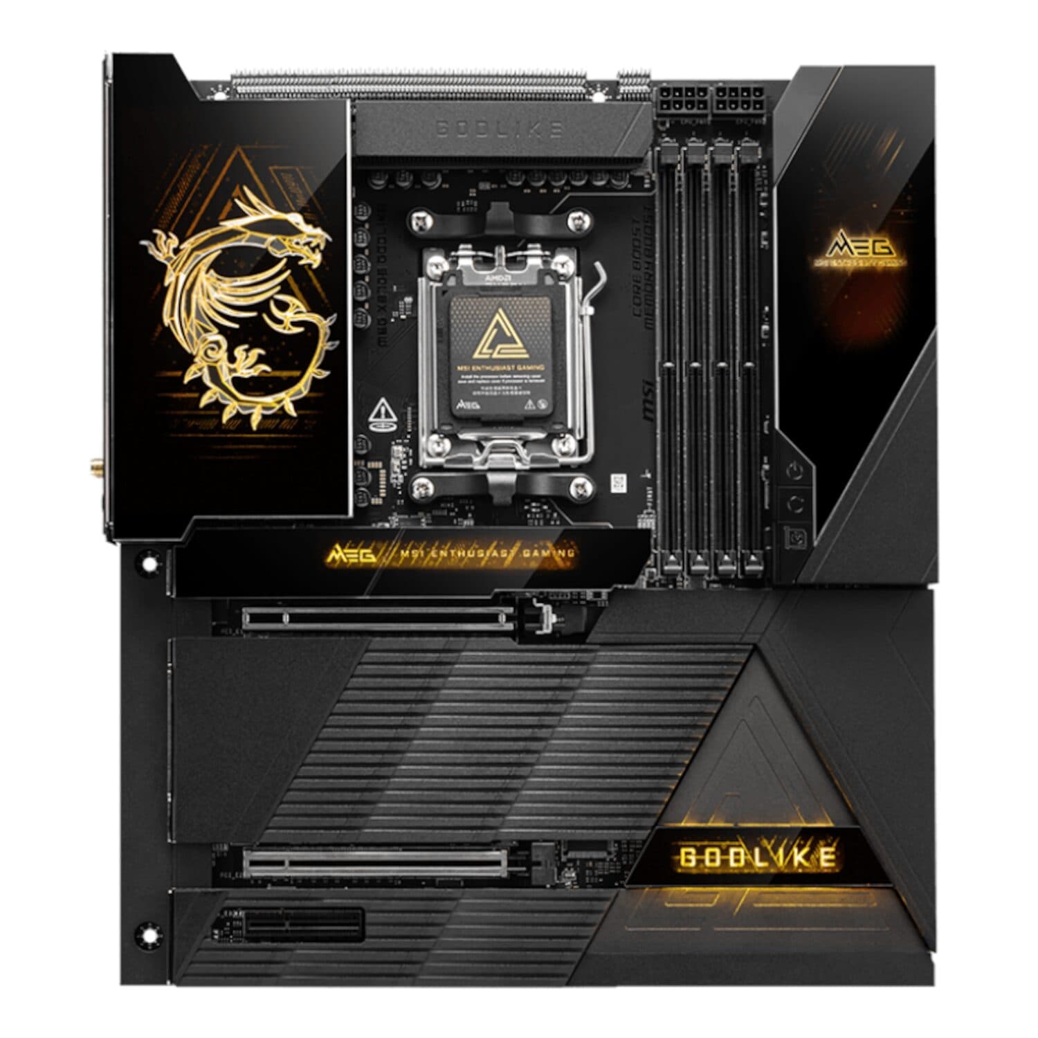 MSI MEG X870E GODLIKE E-ATX AM5 Motherboard with Wi-Fi 7 - view 2