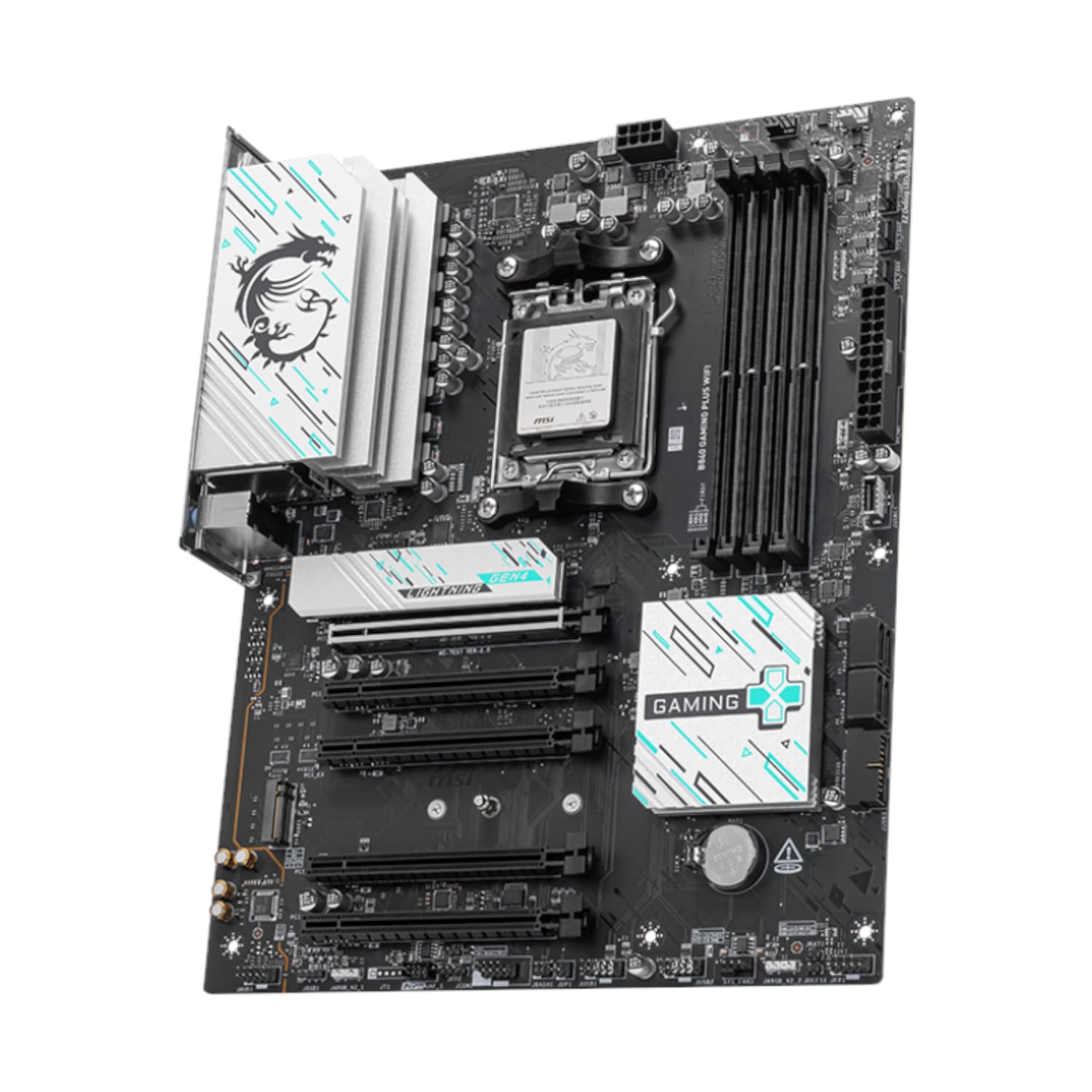 MSI B840 GAMING PLUS WIFI AM5 ATX Gaming Motherboard - view 3