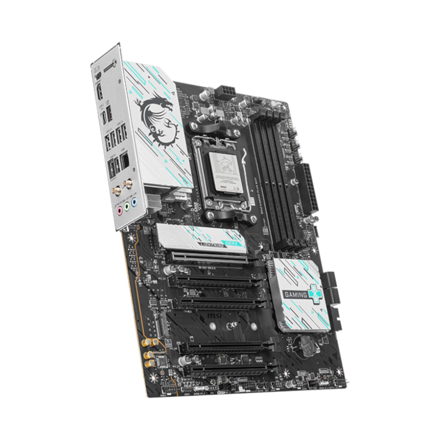 MSI B840 GAMING PLUS WIFI AM5 ATX Gaming Motherboard - view 4
