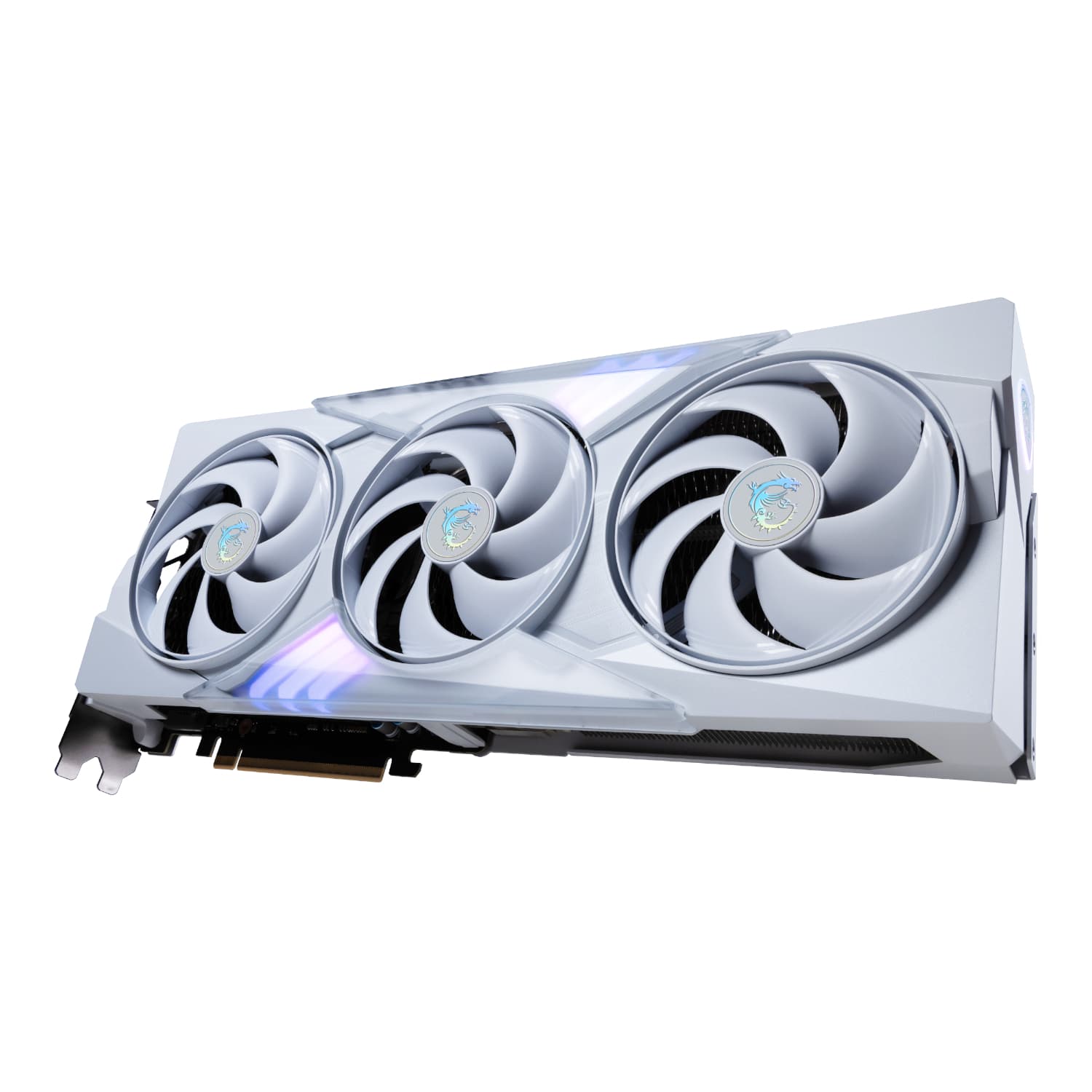 MSI GeForce RTX 5070 GAMING TRIO OC 12GB Graphics Card – White - view 3