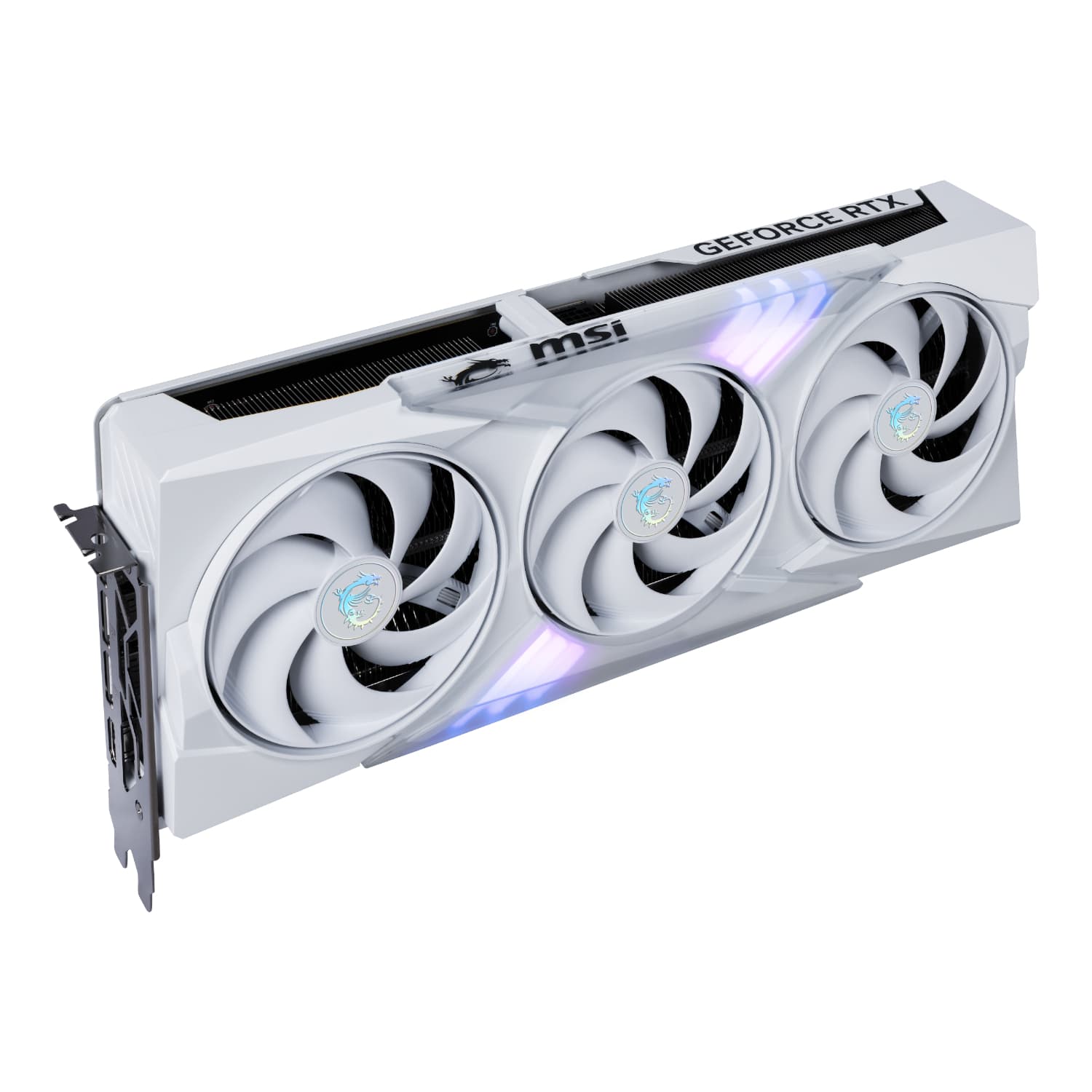 MSI GeForce RTX 5070 GAMING TRIO OC 12GB Graphics Card – White - view 4