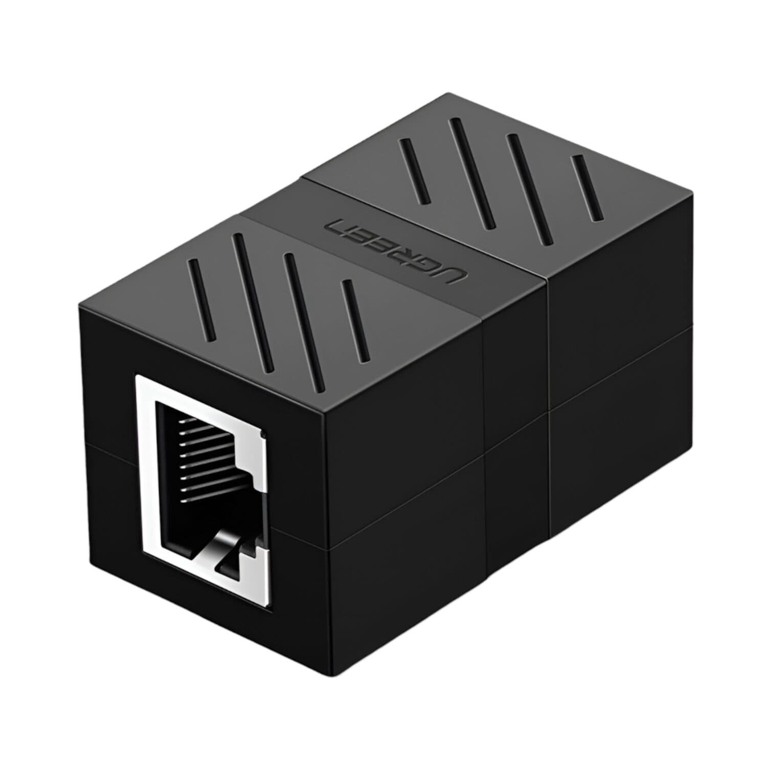 UGREEN RJ45 1Gbps Ethernet Cable Extender Adapter - Black - view 2