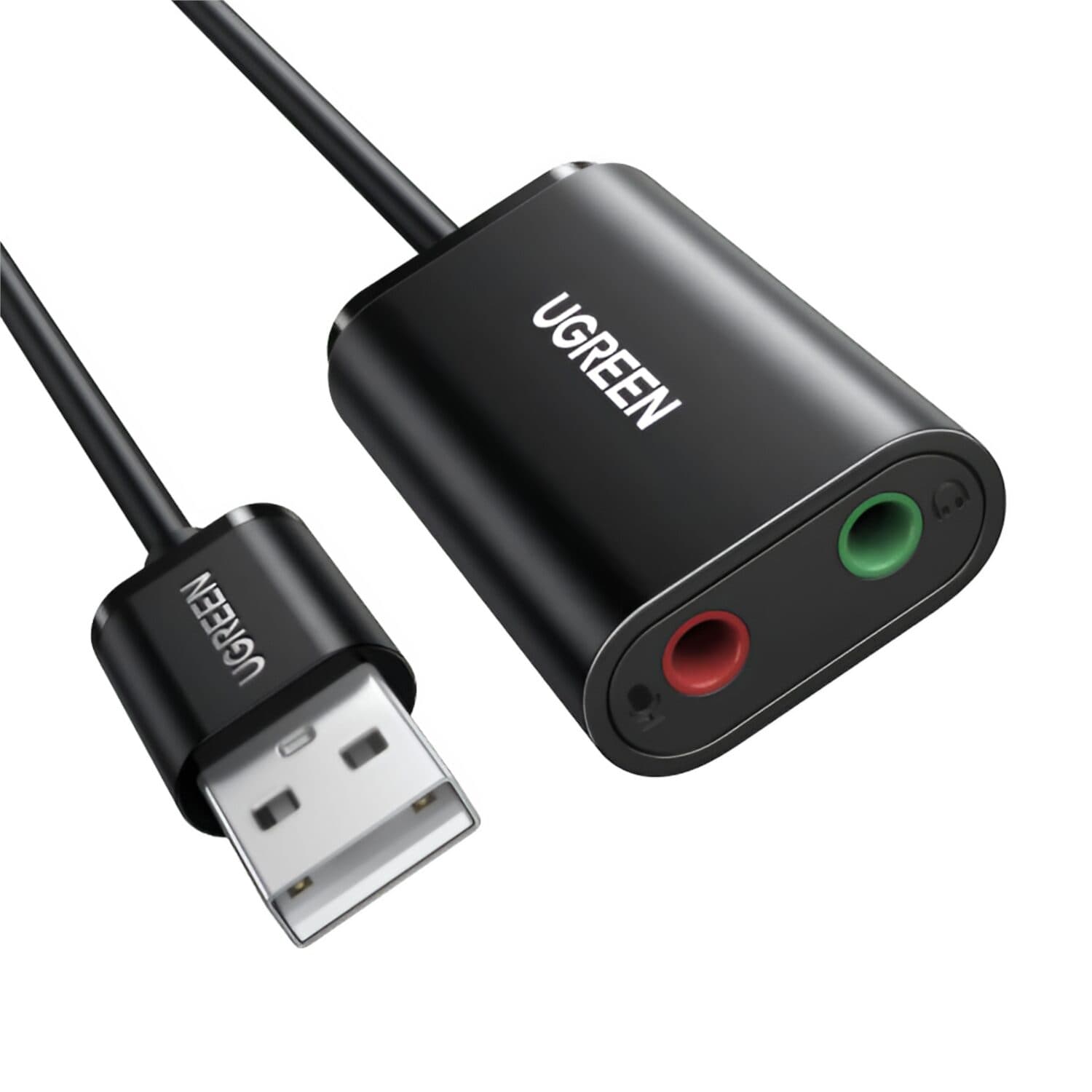 UGREEN USB to 3.5mm External Stereo Sound Adapter - Black - view 2