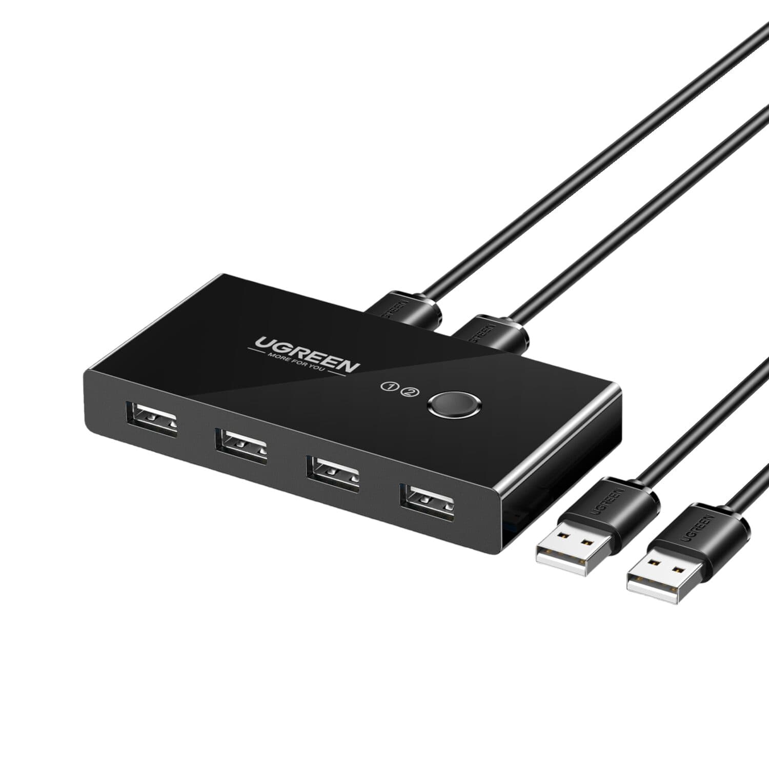 UGREEN USB 3.0 4-Port Switch Box, with 1.5m USB Cables - view 2