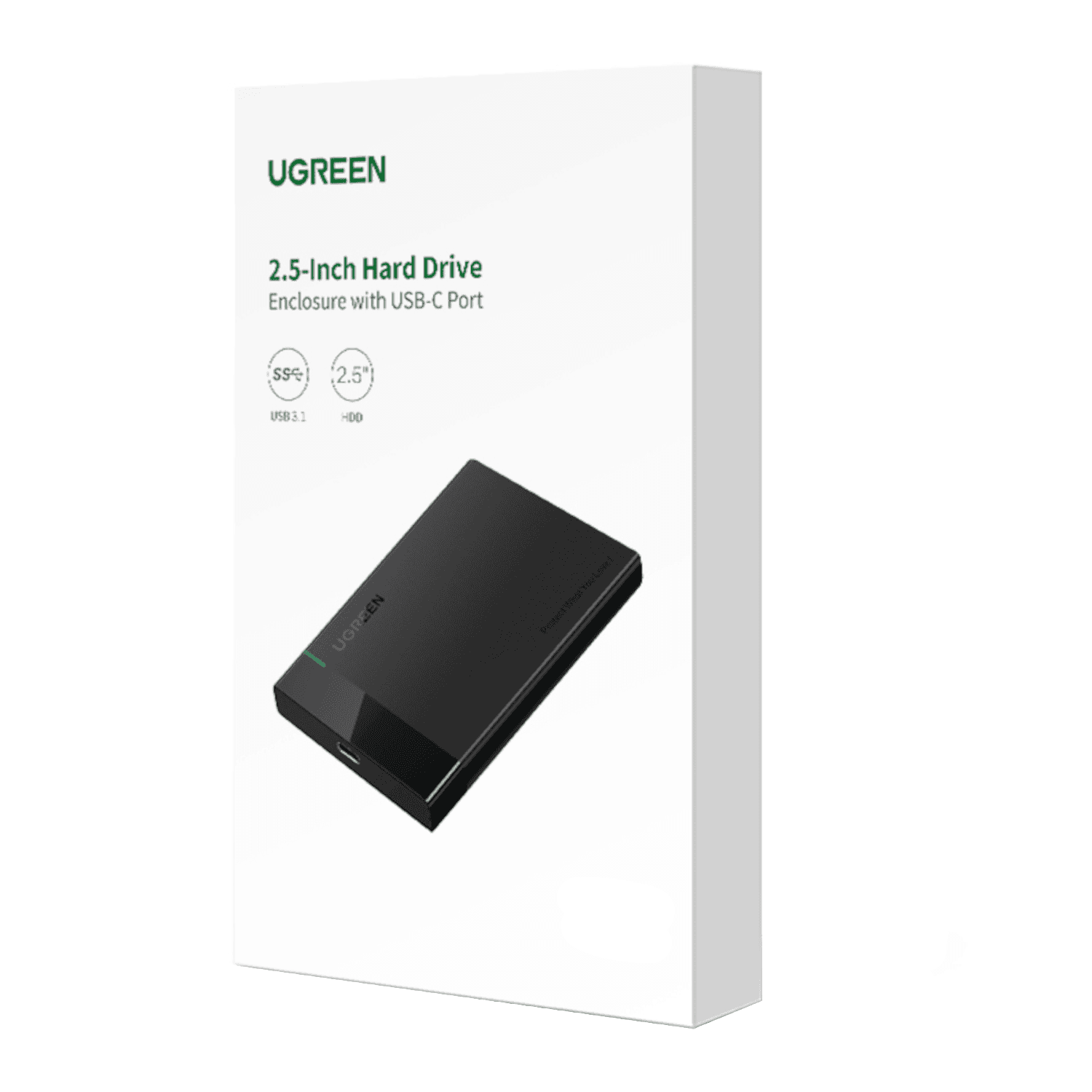 UGREEN 2.5'' SATA Hard Drive USB 3.0 Enclosure, UASP, 6Gbps - view 5