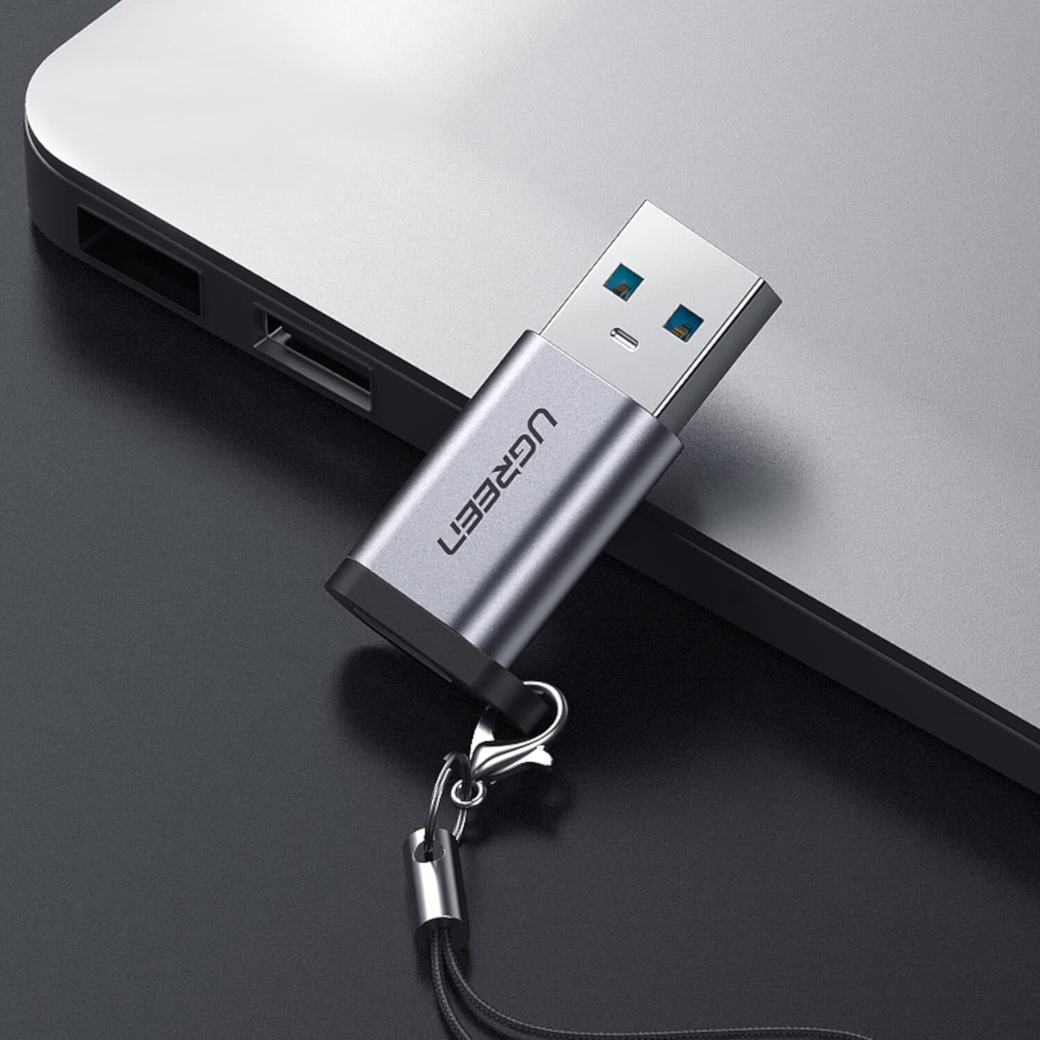 UGREEN USB 3.0 Male to Type-C 3.1 Female Adapter, Data Transfer and Charging - view 4
