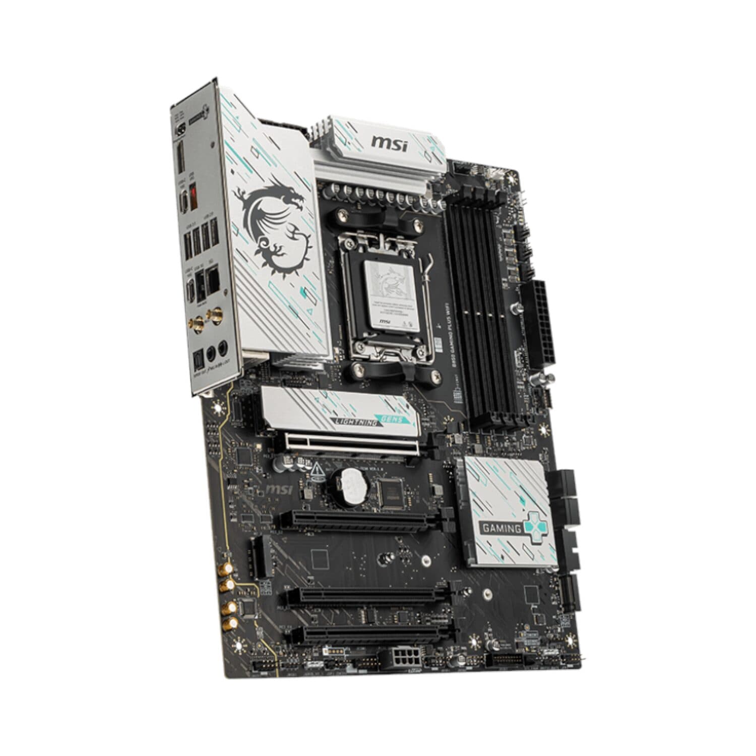 MSI B850 GAMING PLUS WIFI AM5 ATX Gaming Motherboard - view 4