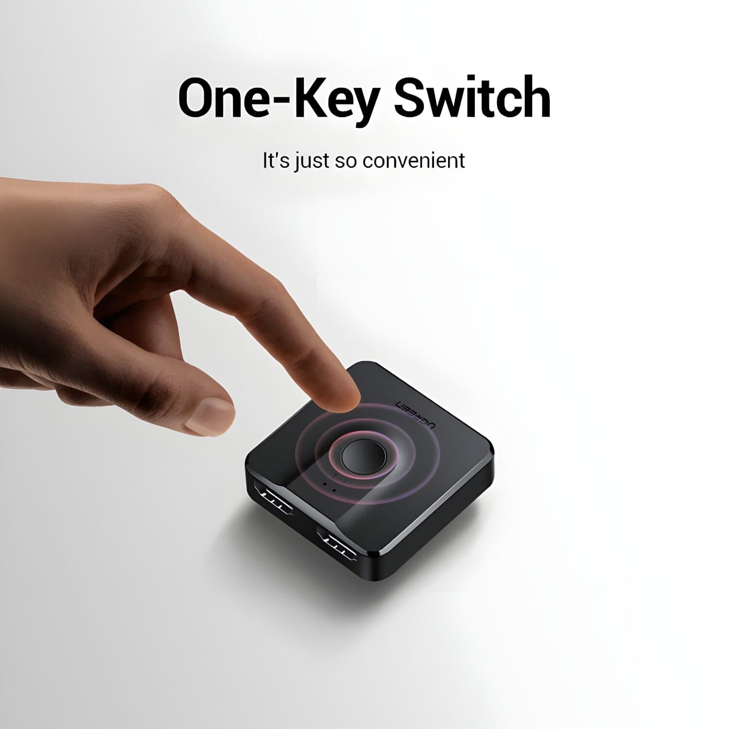 UGREEN CM217-50966 2-in-1 Bi-Directional 4K HDMI Switcher - Black - view 6