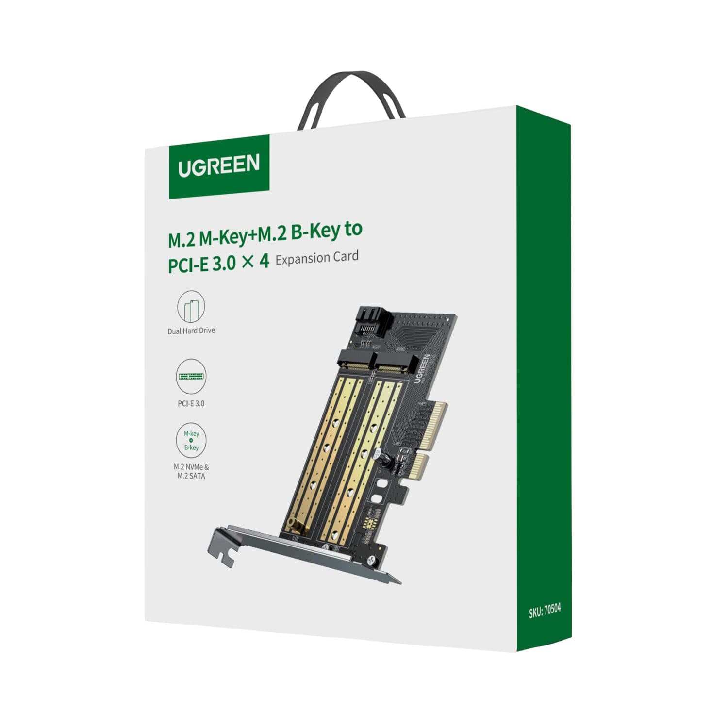 UGREEN CM302 M.2 M/B-Key to PCI-E 3.0 Expansion Card - view 4