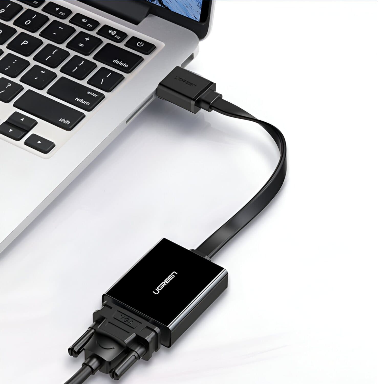UGREEN HDMI to VGA Adapter, with 3.5mm Audio and Power Port - Black - view 3