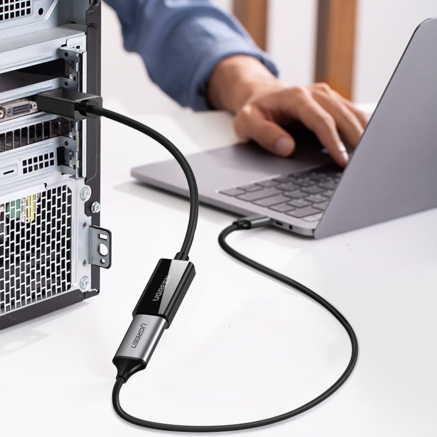 UGREEN DisplayPort to HDMI Adapter – 1080P@60Hz, Male to Female Converter - view 4