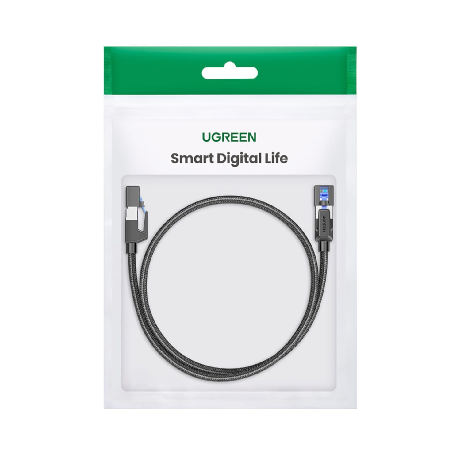 UGREEN Cat8 Nylon Braided Ethernet Cable - 40Gbps with Modular Plugs - 1m - view 5