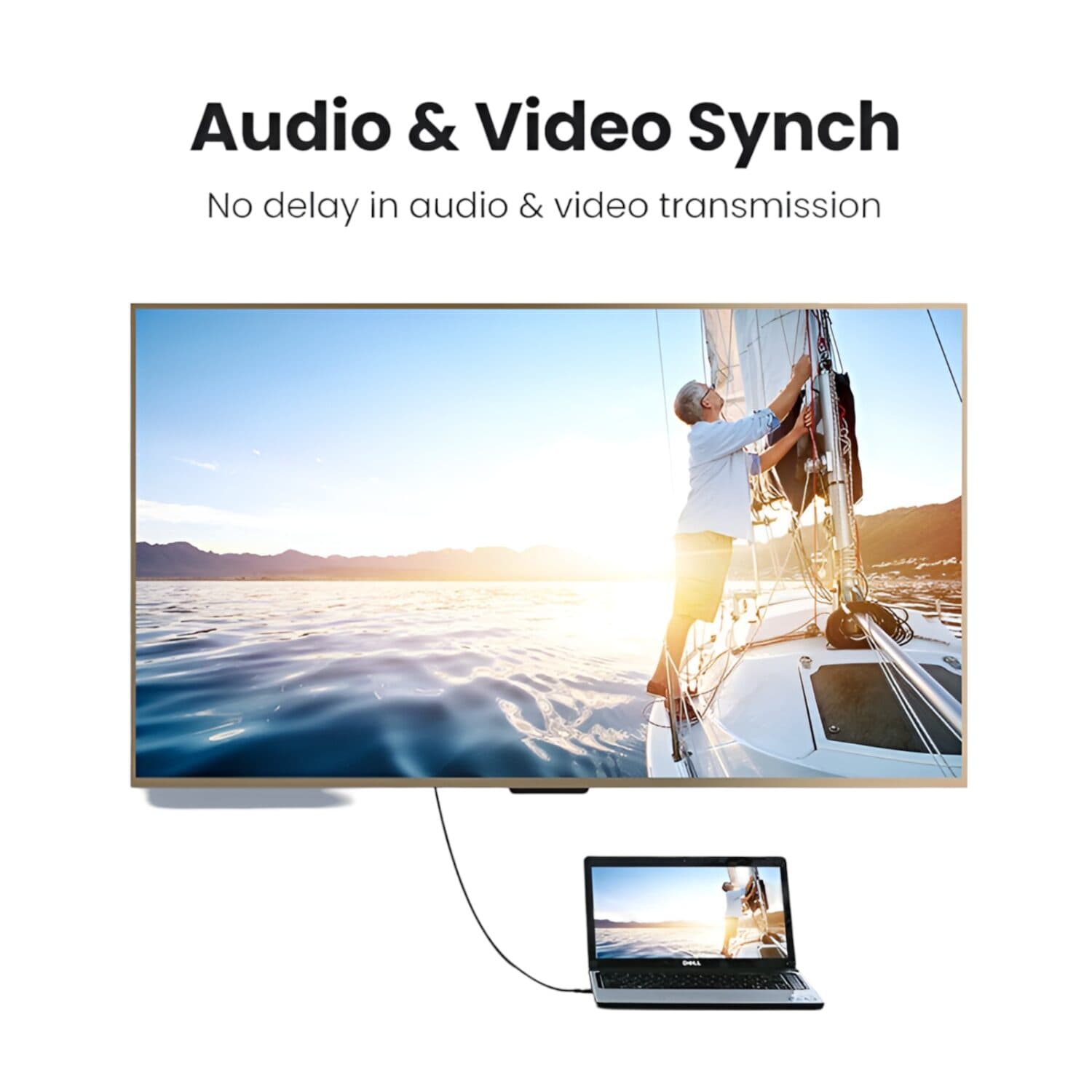 UGREEN HD101-10129 HDMI 4K Cable Male to Male 2m - Black - view 5