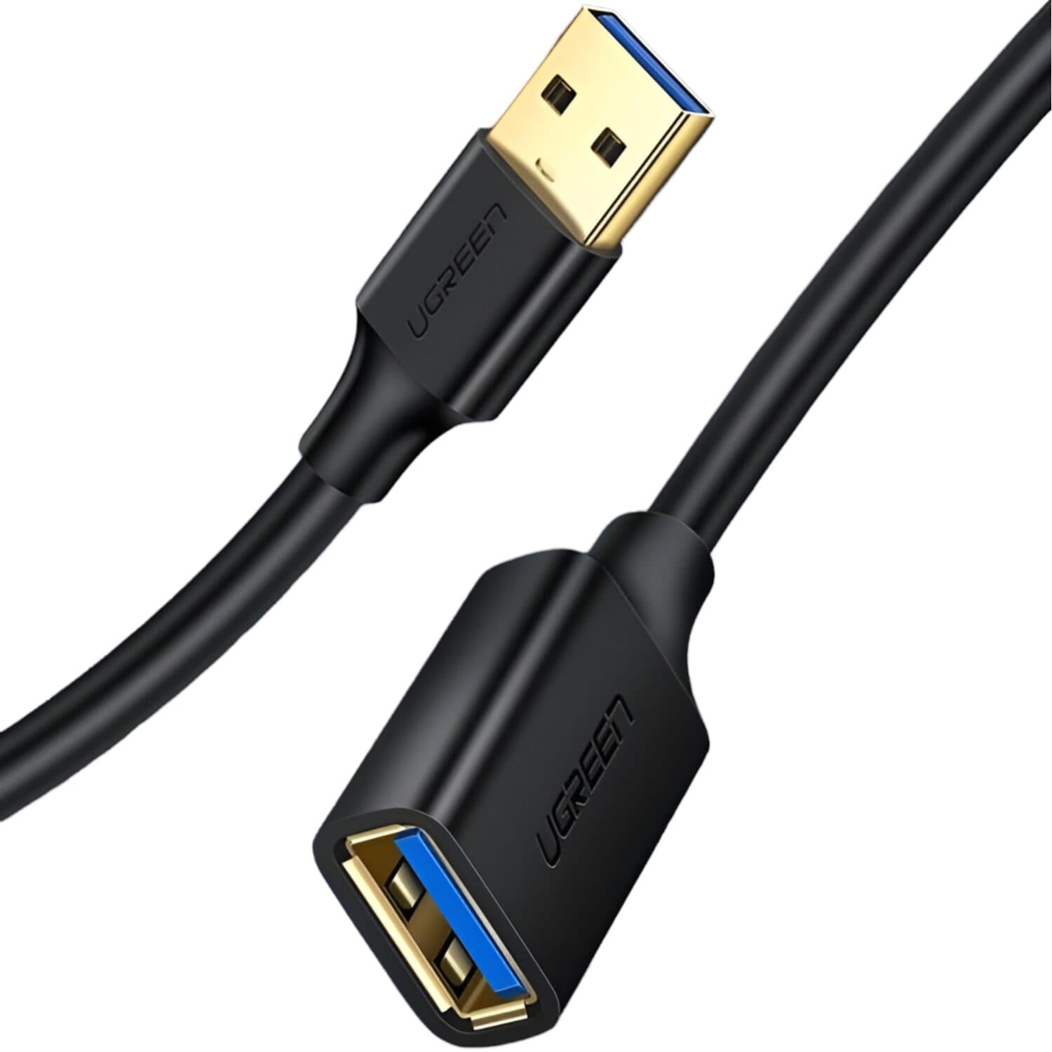 UGREEN USB 3.0 Extension Cable – Male to Female, 5Gbps Data Transfer – 2m - view 2
