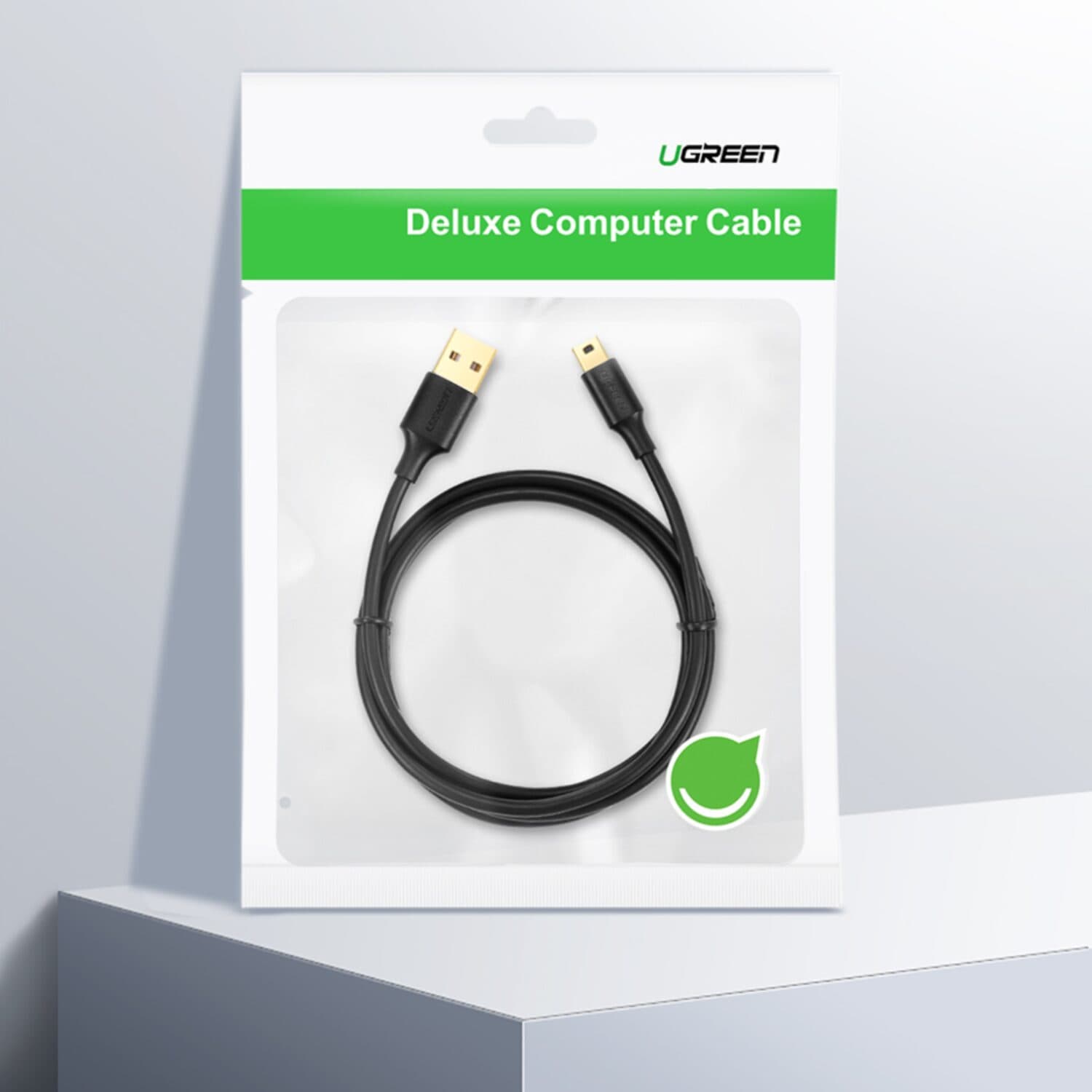 UGREEN US132 USB to Mini USB 2.0, 450Mbps SuperSpeed Cable - 1m - view 5
