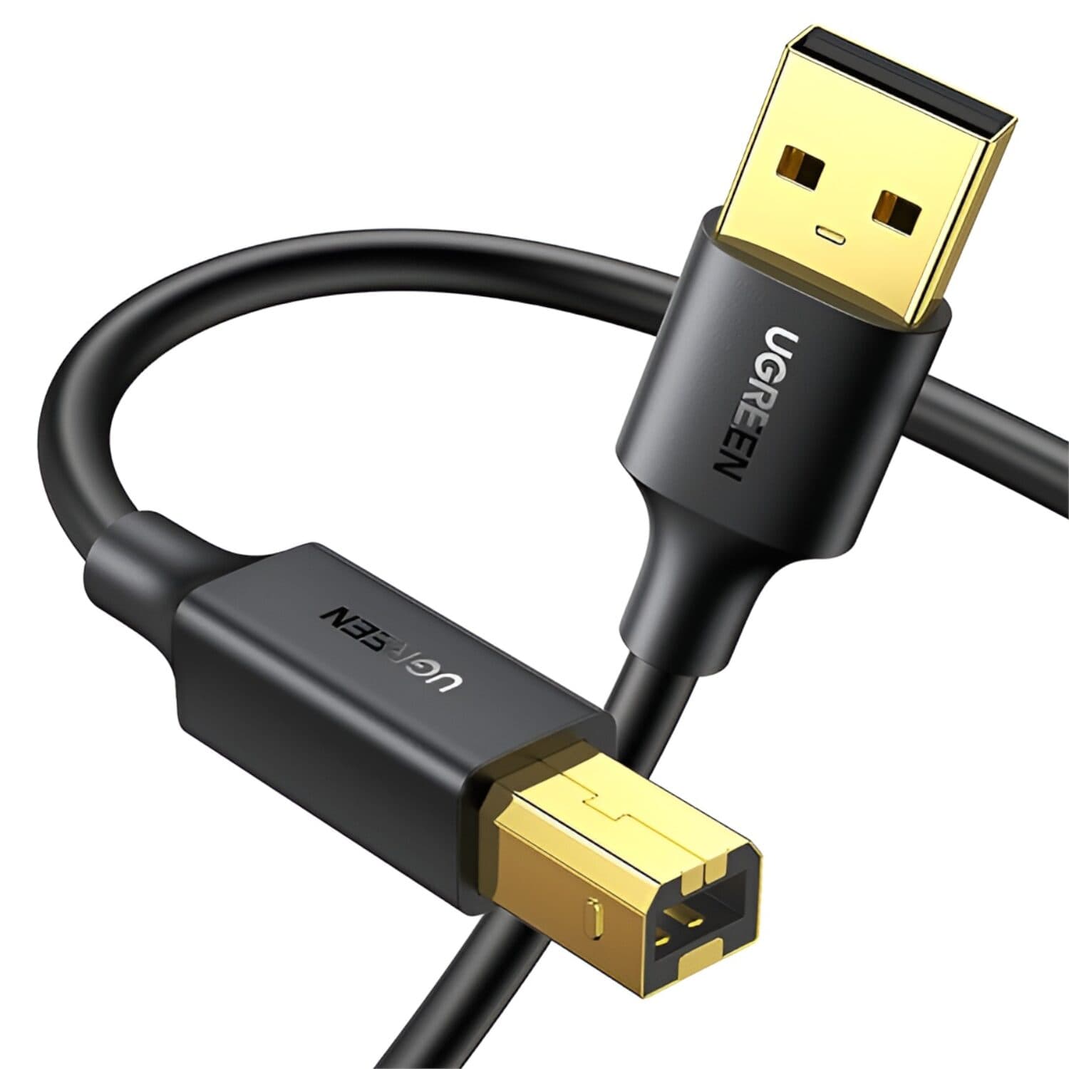 UGREEN US135 USB 2.0 to USB-B Printer Cable, 480Mbps - 2m - view 2
