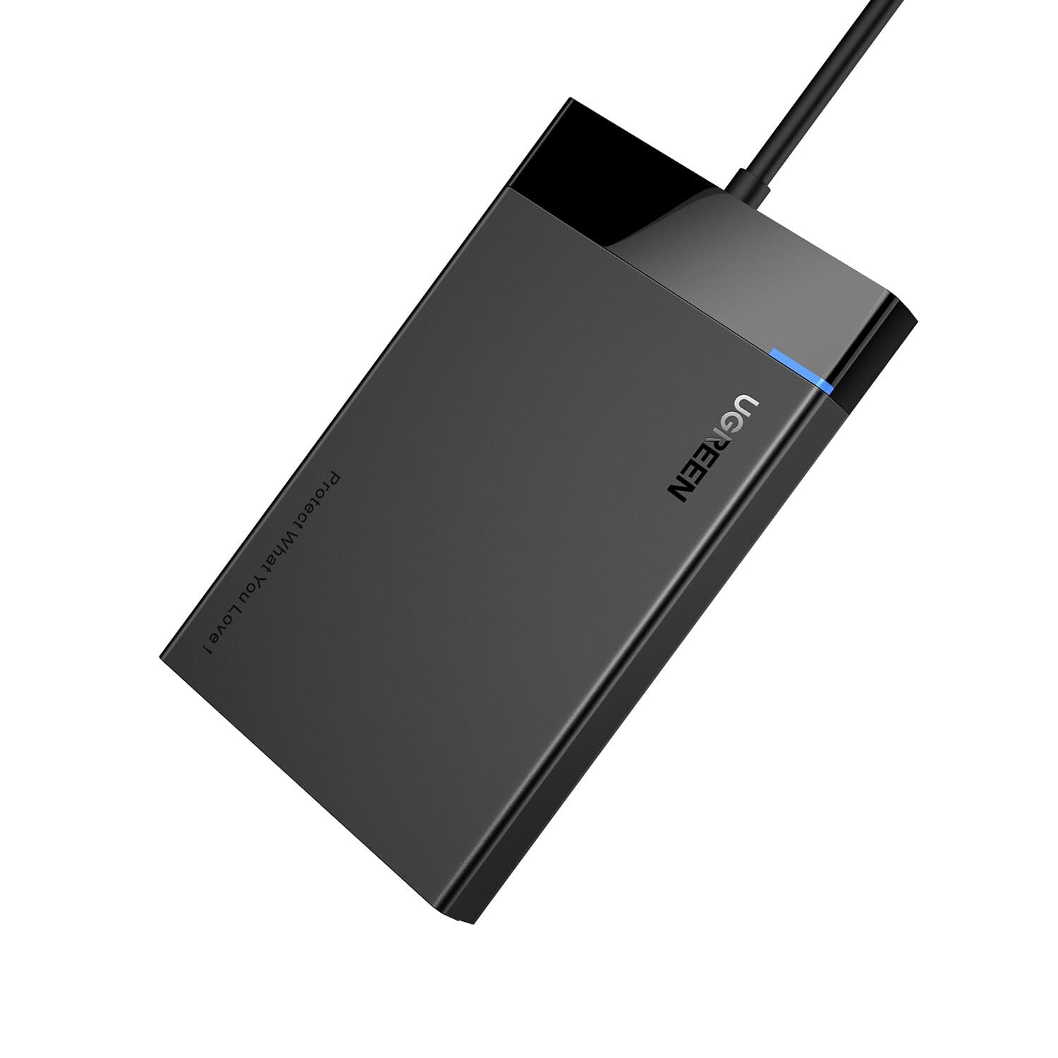 UGREEN USB 3.0 to 2.5” SATA Hard Drive Enclosure (Non-Detachable Cable) - view 2