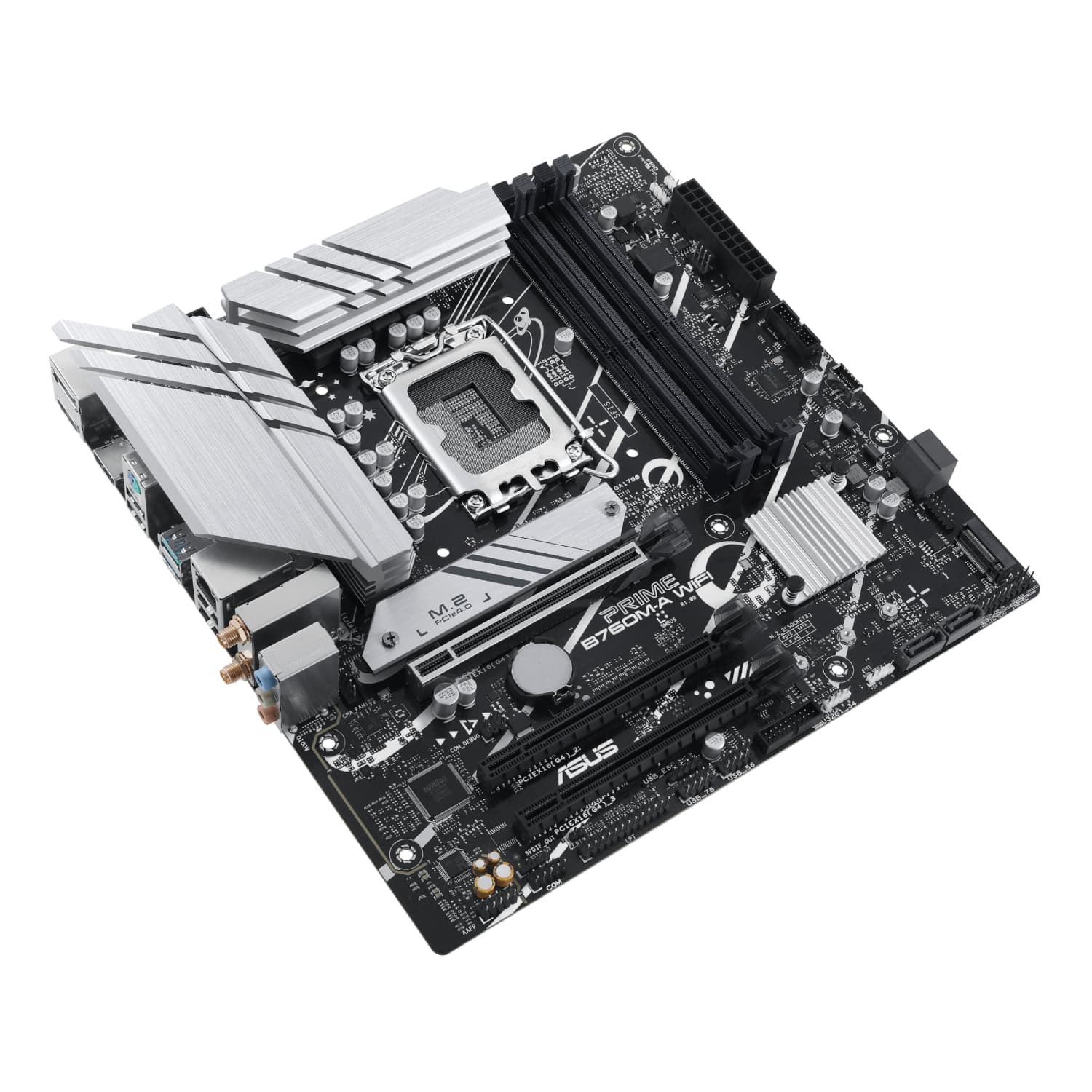 Asus PRIME B760M-A WIFI Intel LGA1700 M-ATX Motherboard - view 4