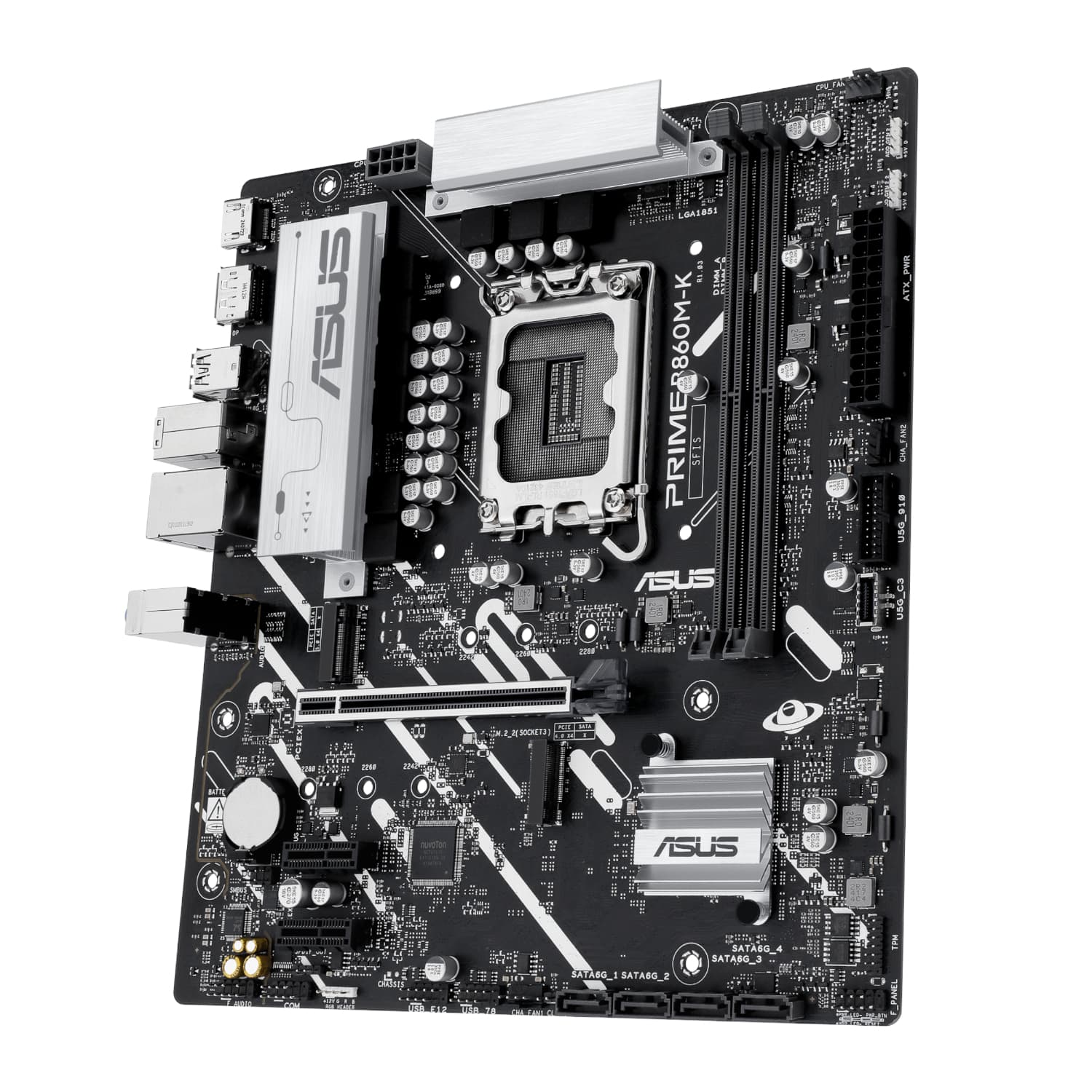 Asus PRIME B860M-K Intel LGA1851 M-ATX Motherboard - view 3