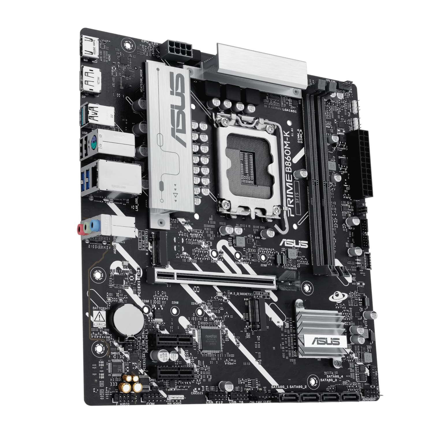 Asus PRIME B860M-K Intel LGA1851 M-ATX Motherboard - view 4