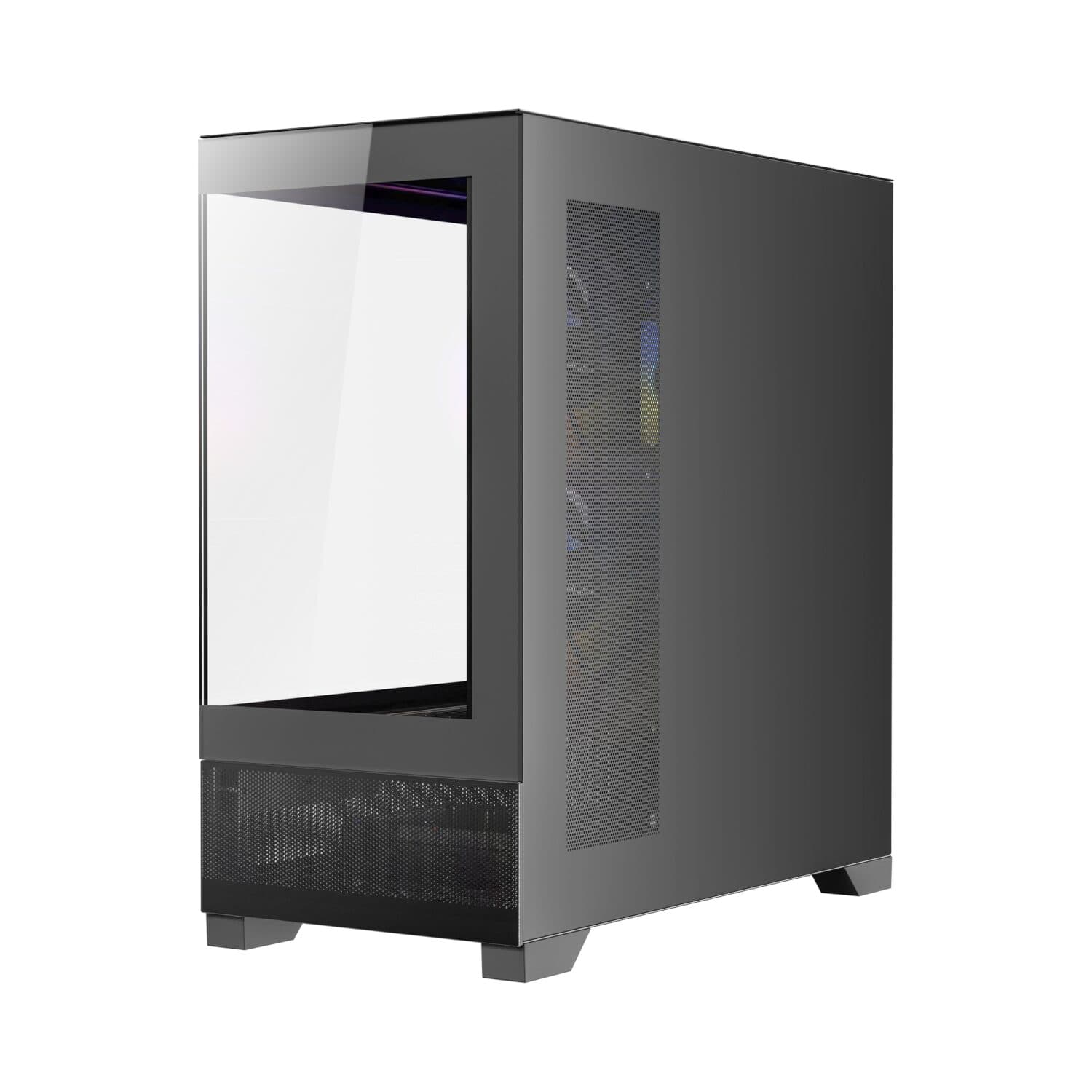 Antec CX500M ARGB Gaming Chassis | M-ATX | ITX | Type-C - Black - view 3
