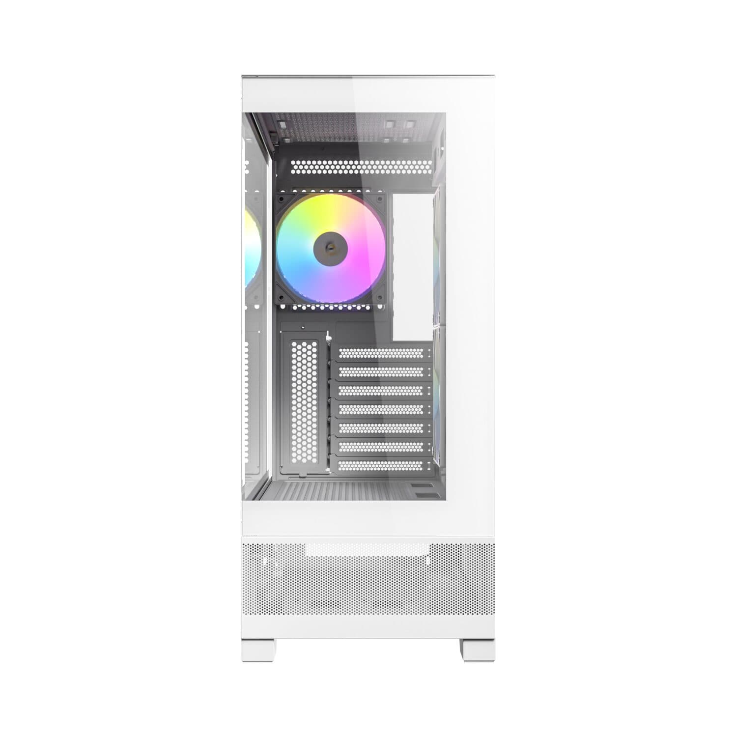 Antec CX700 ARGB Mid-Tower Gaming Chassis - White - view 2